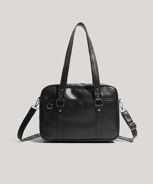 Chick / Fake Leather Shoulder Bag School Bag スクールバッグ スクバ