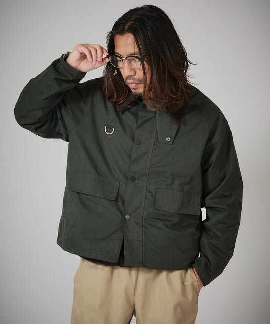 ALL RUNS / 襟コーデュロイ ピーチスキン ハンティングジャケット