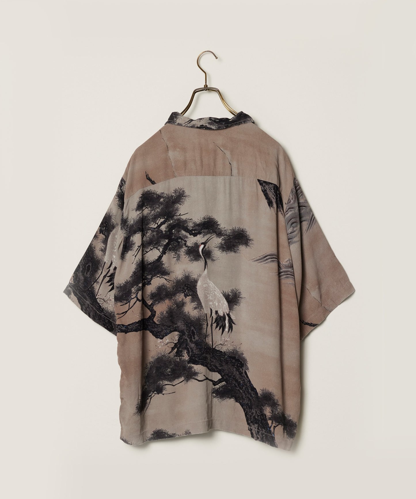 【4月旬下旬お届け】REMI RELIEF / 鶴柄アロハシャツ