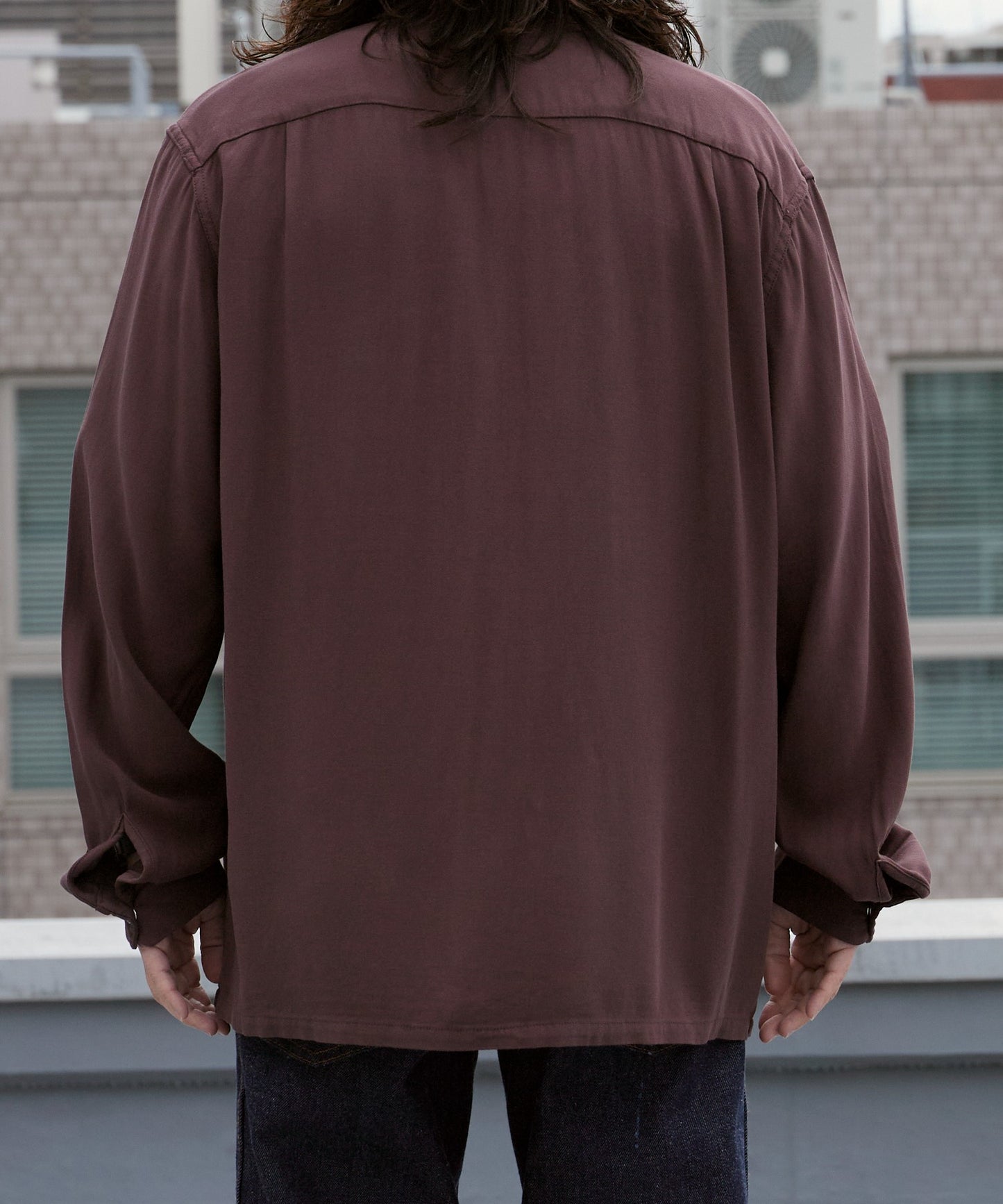 Del Mar sportswear / SNAP-UP GABARDINE SHIRT