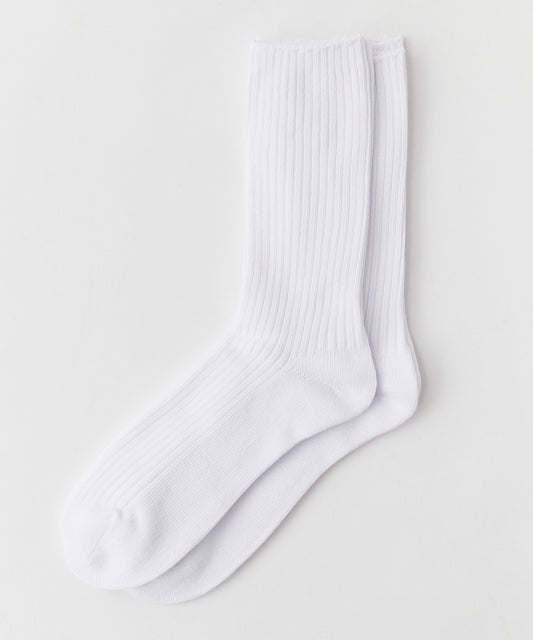 Hanes / 2足組 ノンパイル 足底転写ロゴ フルレングスソックス