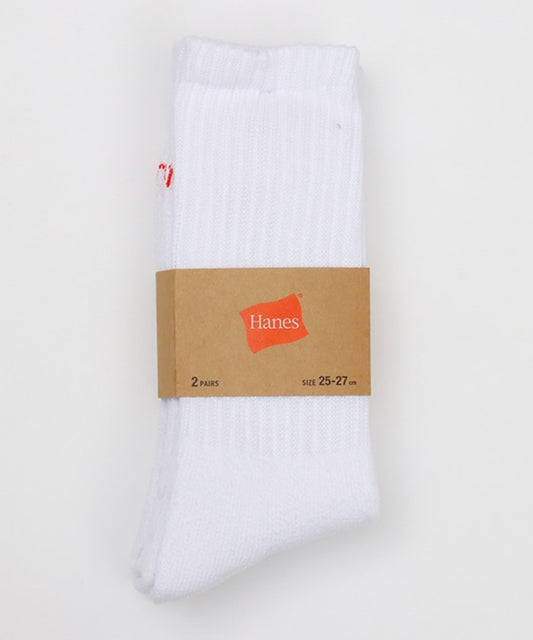 Hanes / 2足組 フルレングスソックス