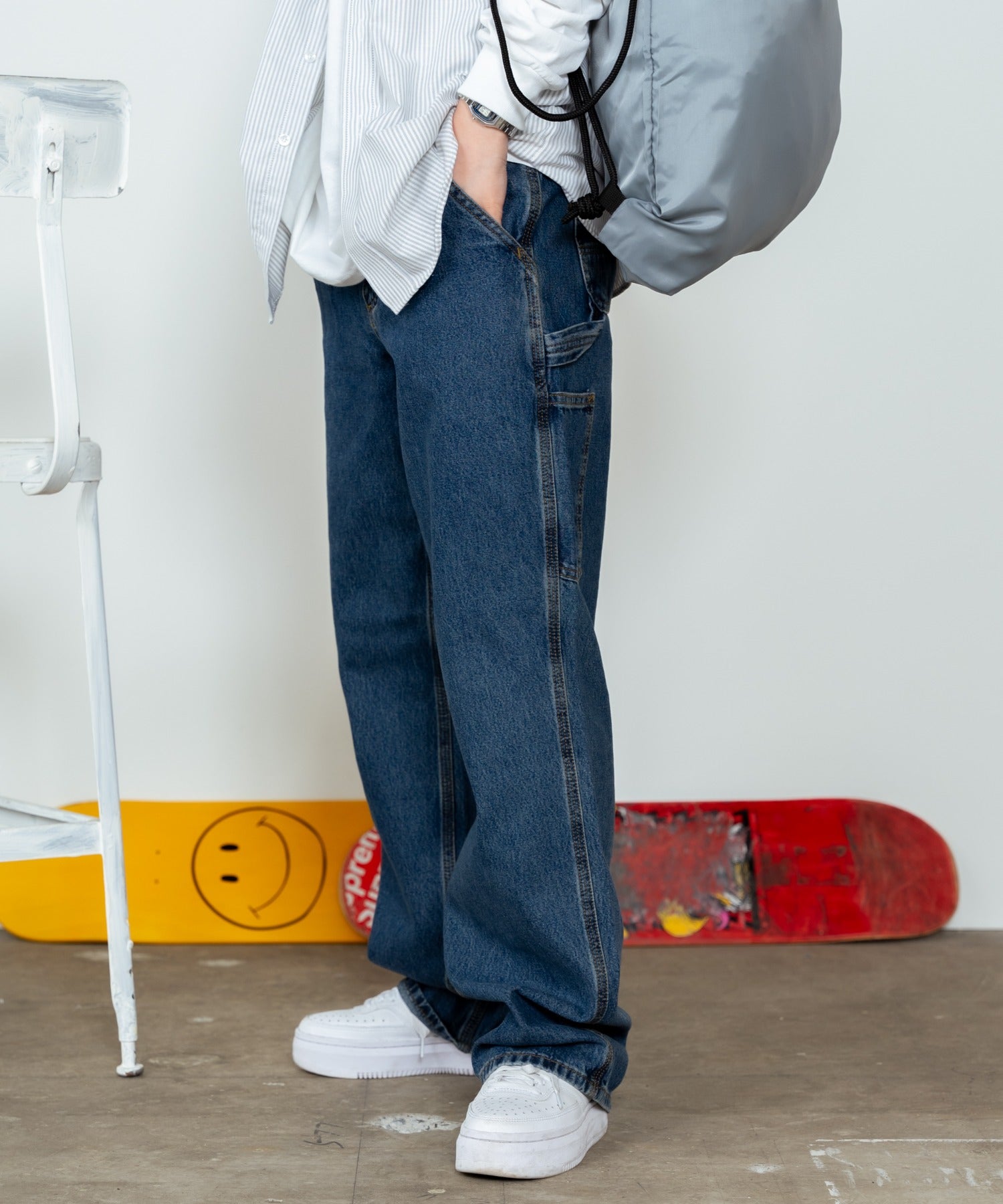 LOOSE ORIGINALFIT WK DUNGAREES DENIM