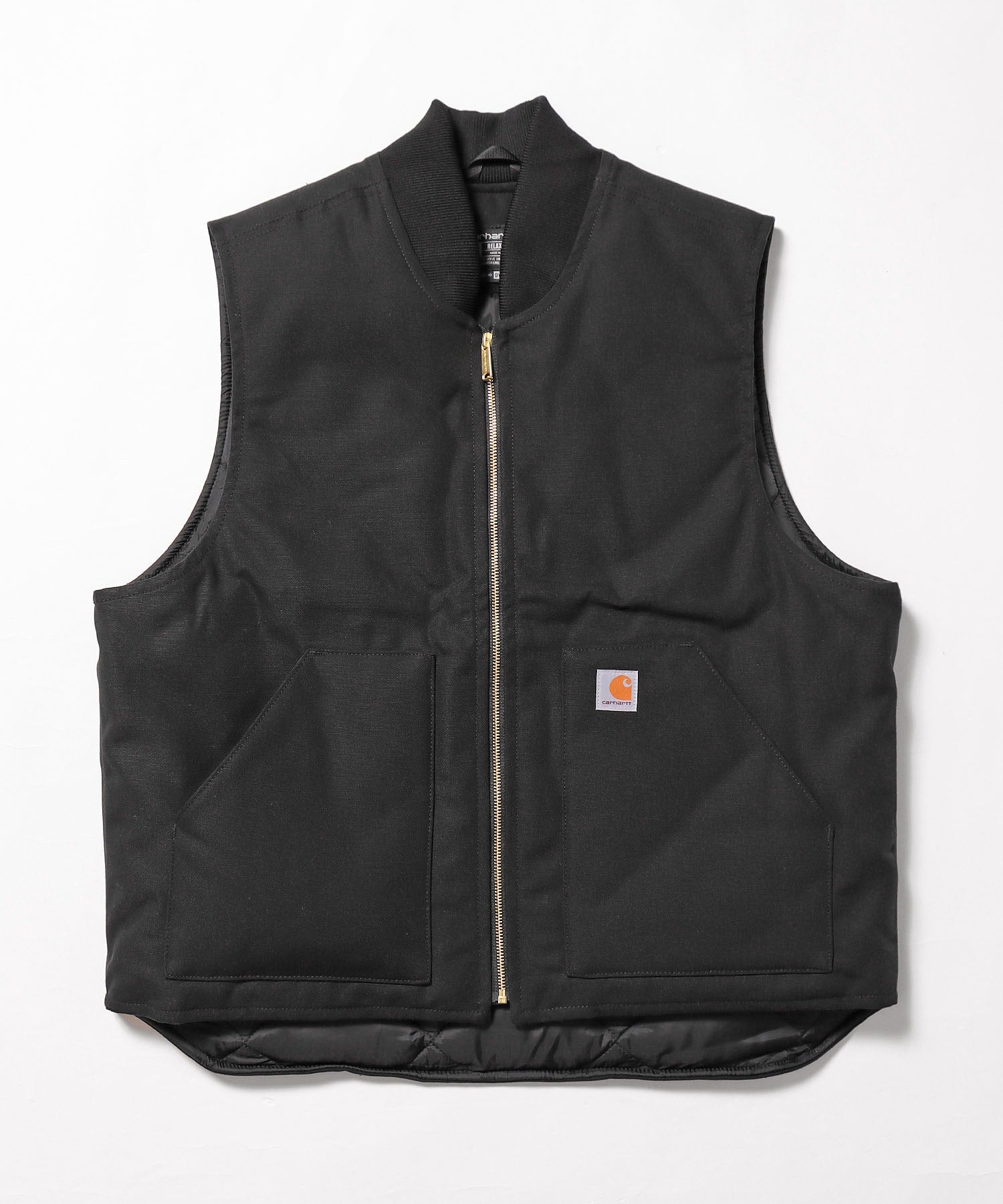 Relaxed Fit Firm Duck Insulated Rib Collar Vest – ROOP TOKYO