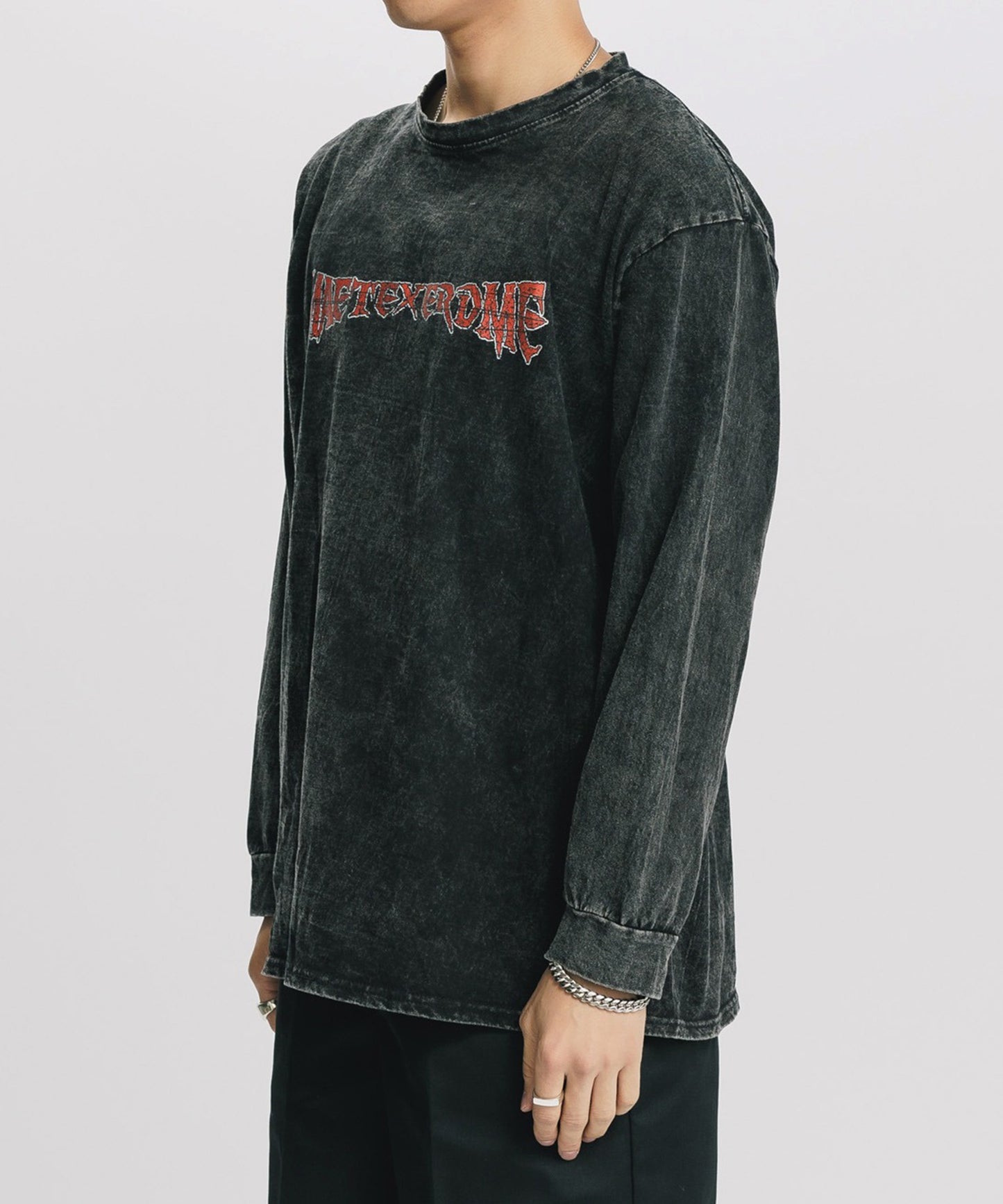 Theater code / vintage make long sleeve tee ヴィンテージメイク ロングスリーブTシャツ バックプリント