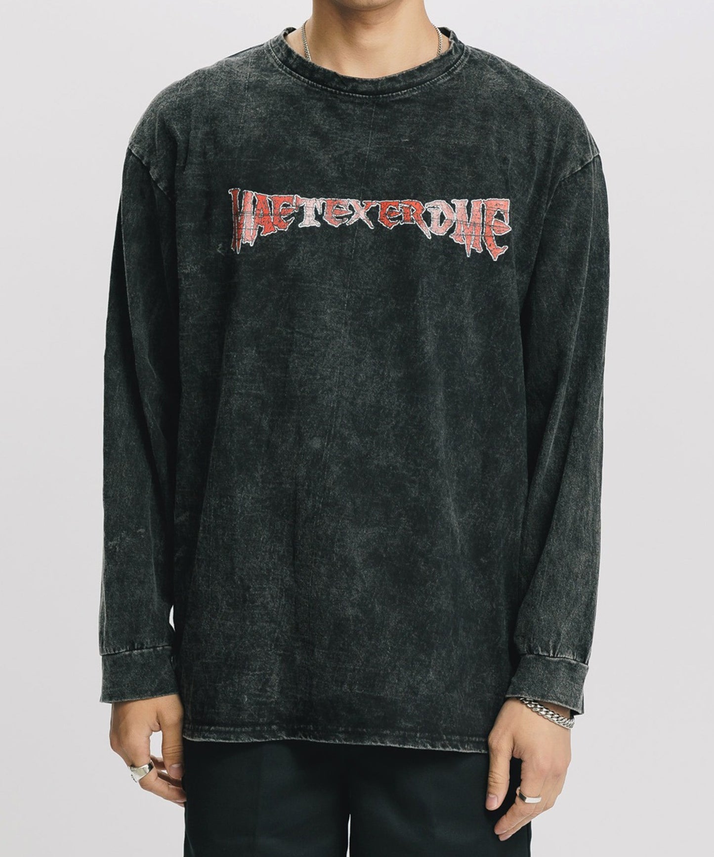 Theater code / vintage make long sleeve tee ヴィンテージメイク ロングスリーブTシャツ バックプリント