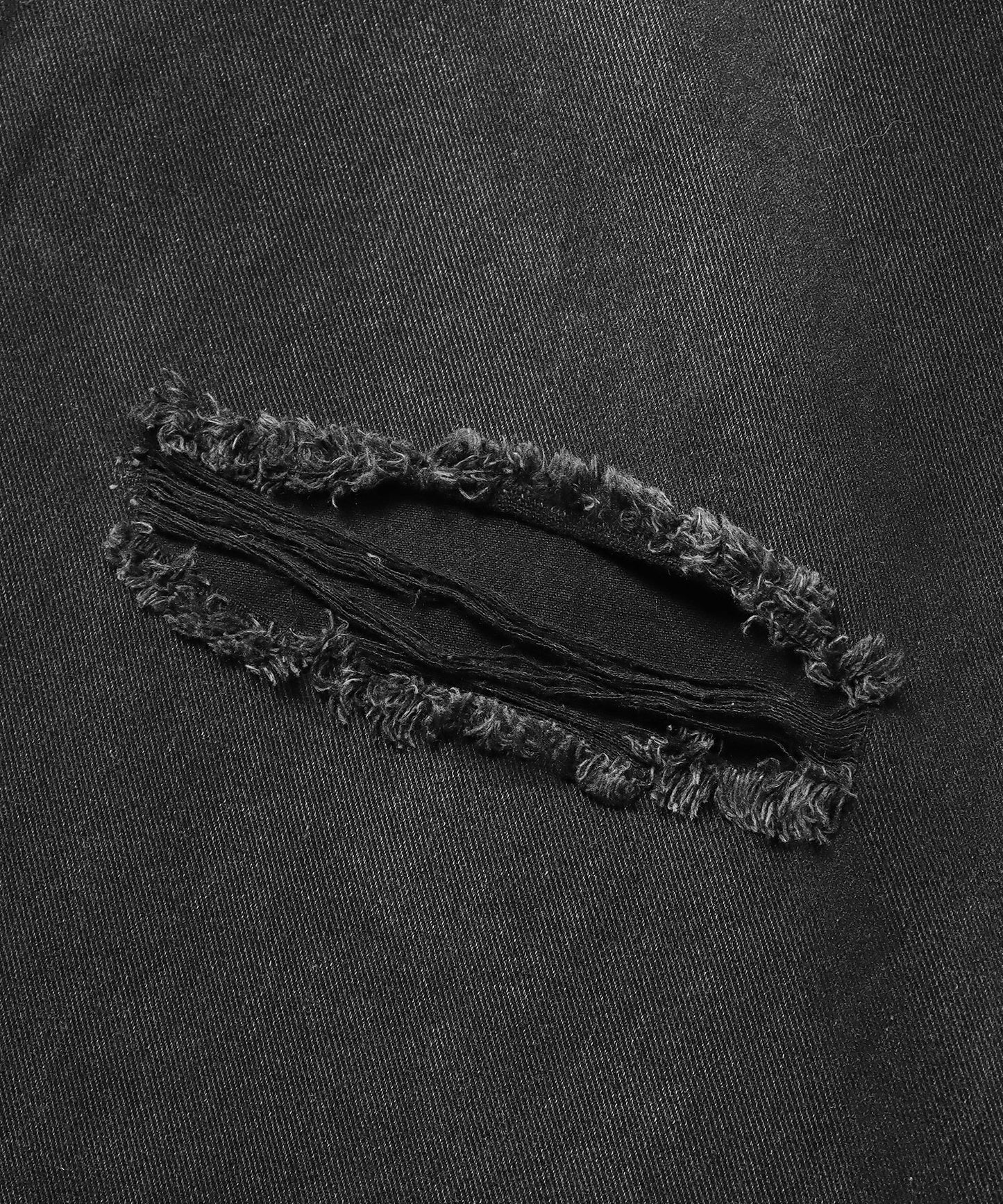 Theater code / side button damage denim pants