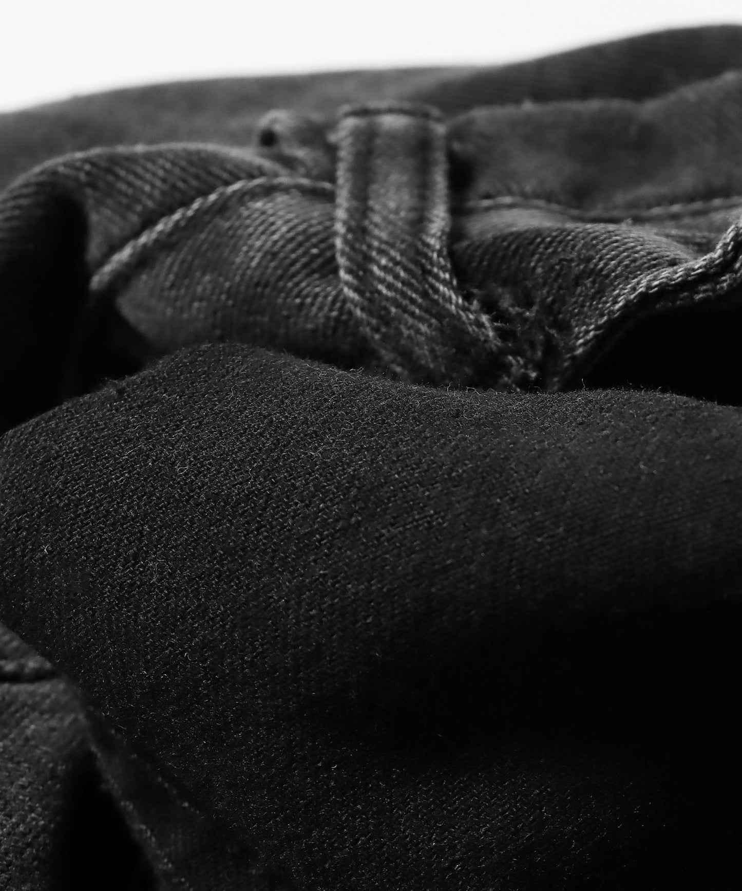Theater code / side button damage denim pants