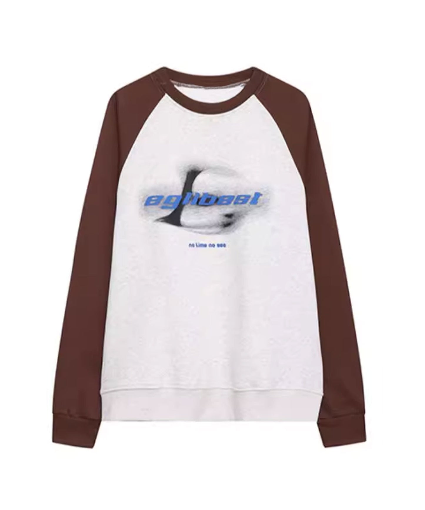 Theater code / graphic raglan sleeve sweat