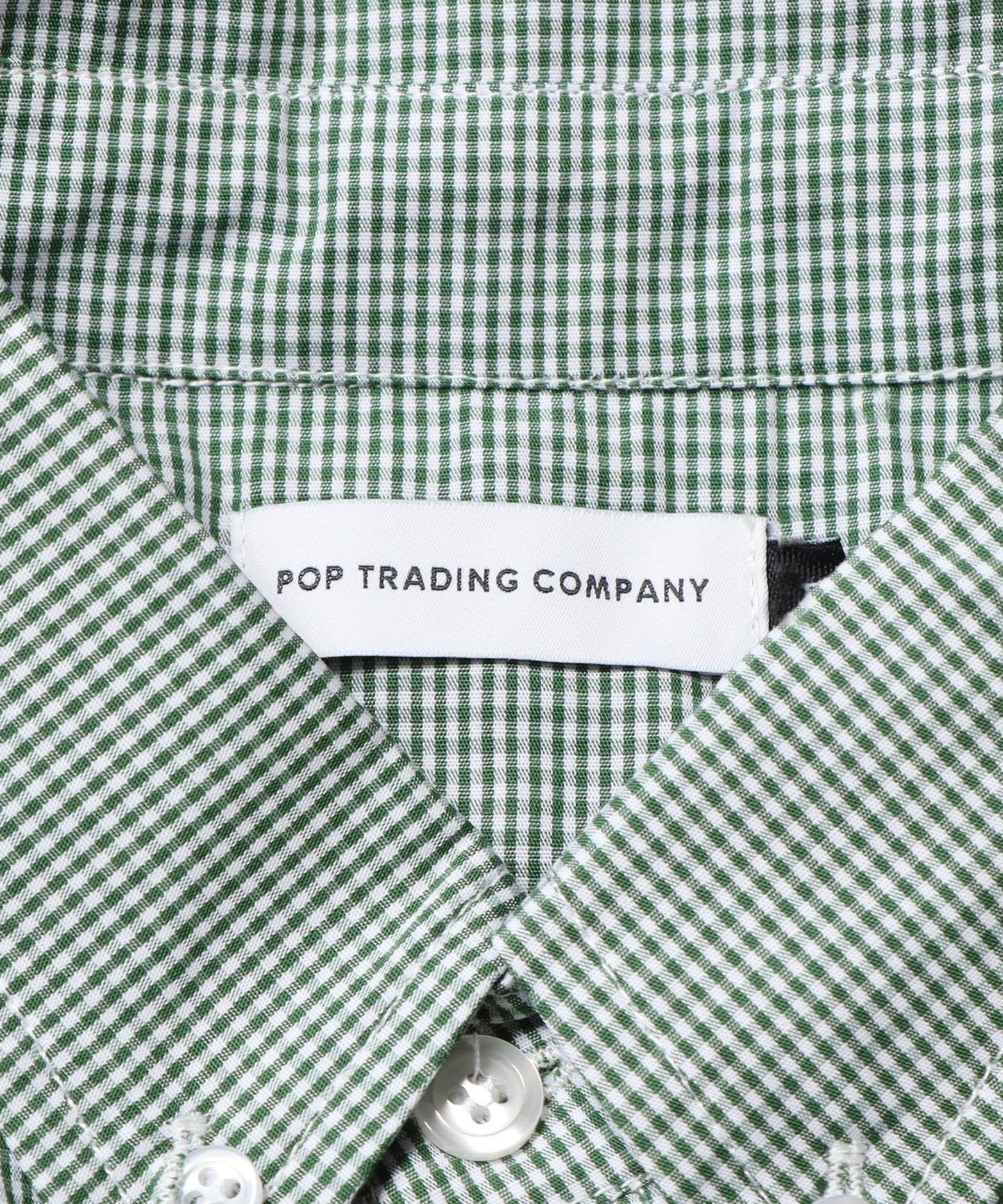 POP TRADING COMPANY / miffy gingham bd shirt