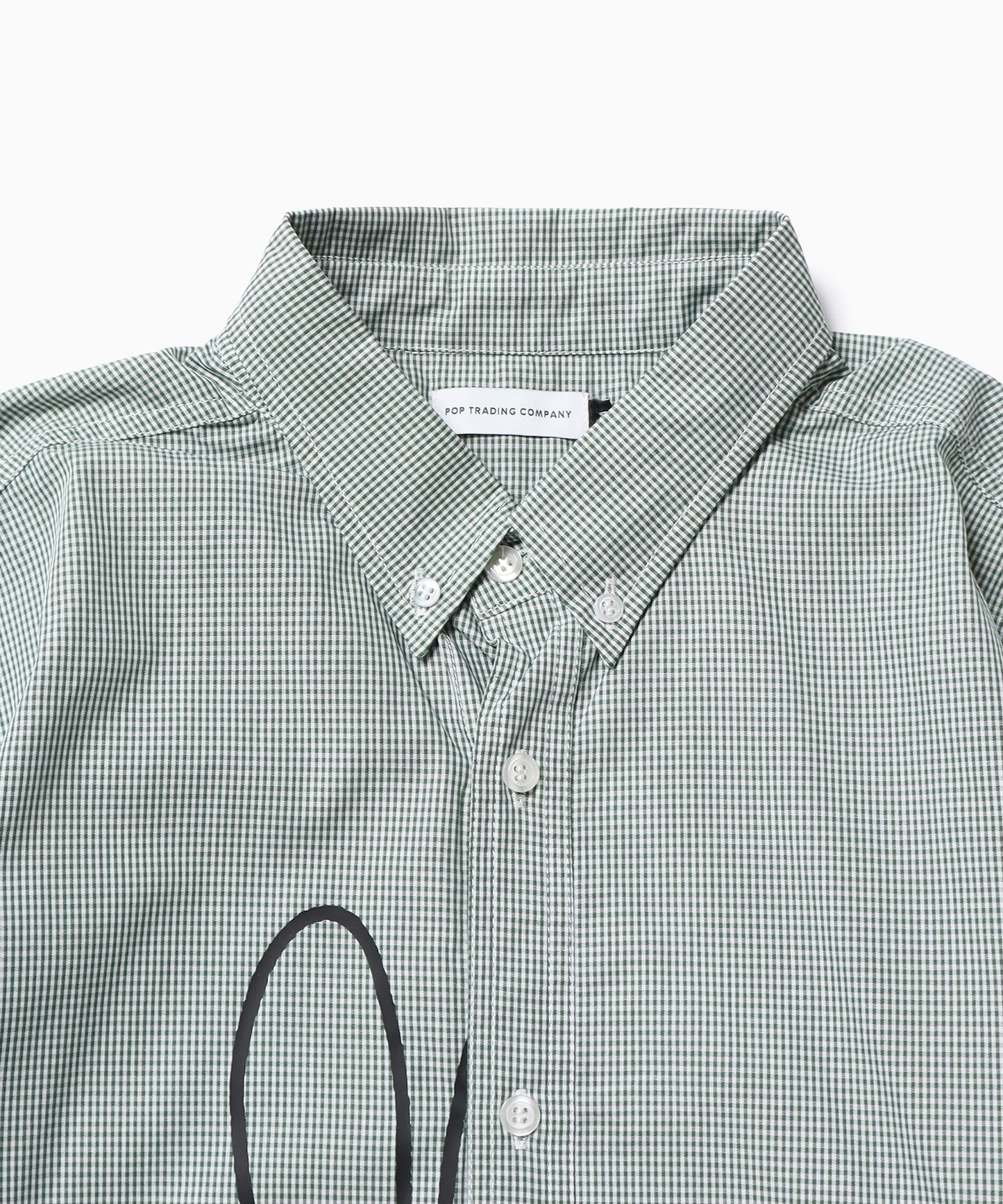 POP TRADING COMPANY / miffy gingham bd shirt
