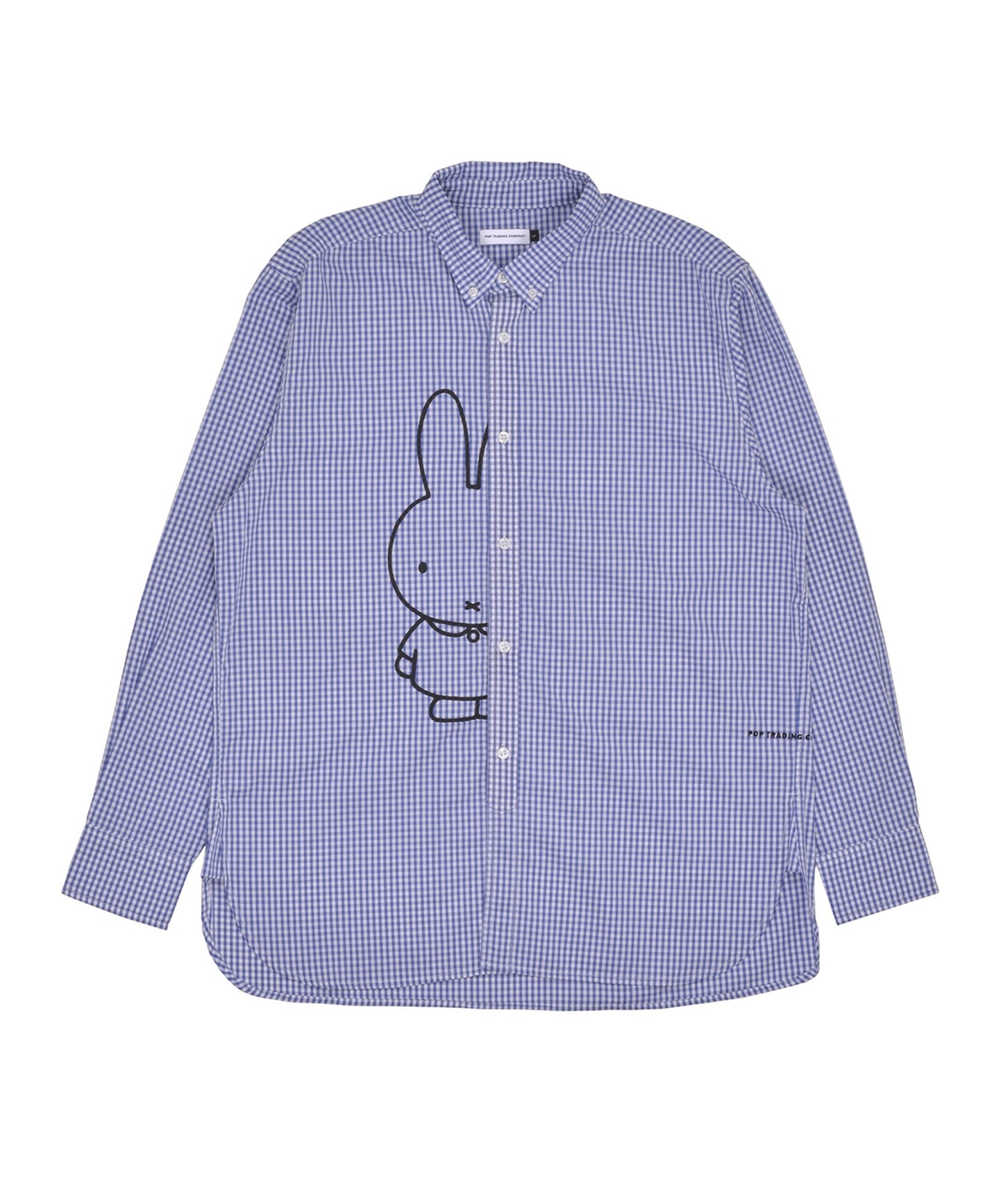 POP TRADING COMPANY / miffy gingham bd shirt