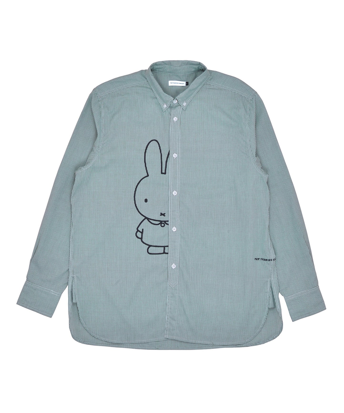 POP TRADING COMPANY / miffy gingham bd shirt