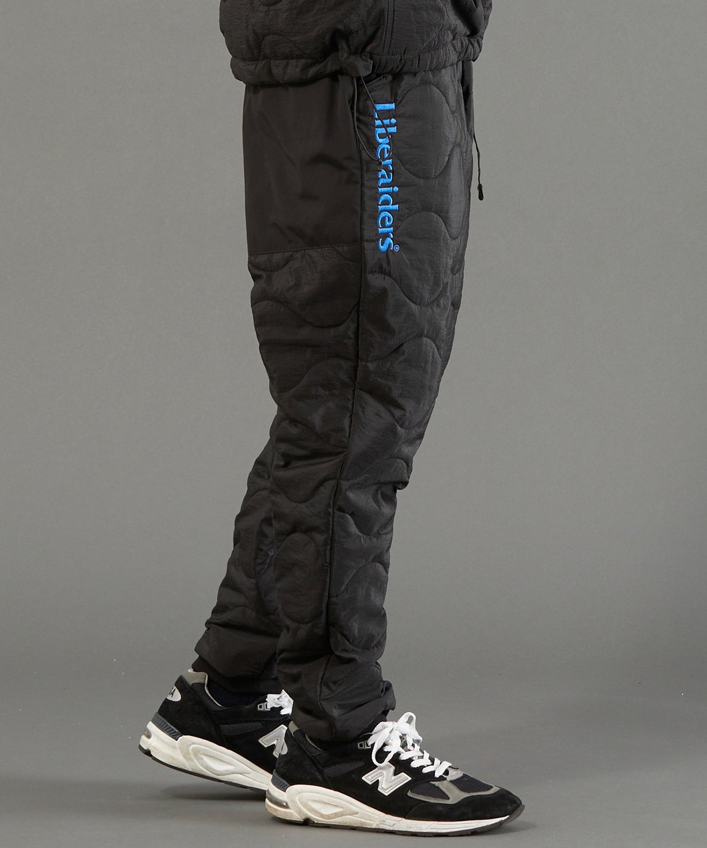QUILTED RIPSTOP NYLON PANTS
