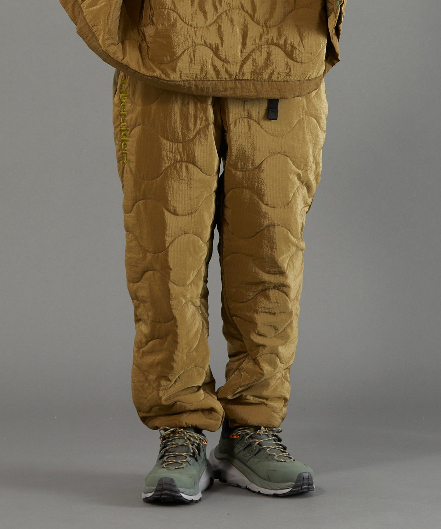 QUILTED RIPSTOP NYLON PANTS