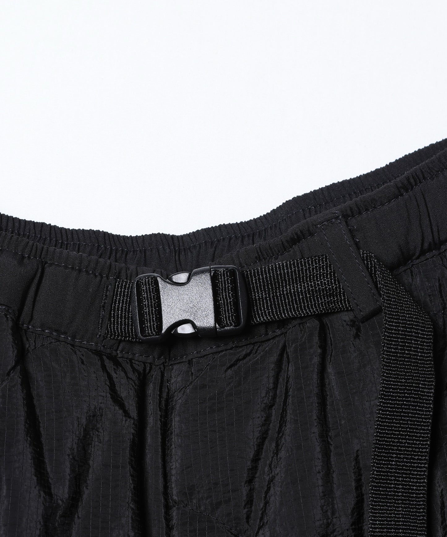 QUILTED RIPSTOP NYLON PANTS