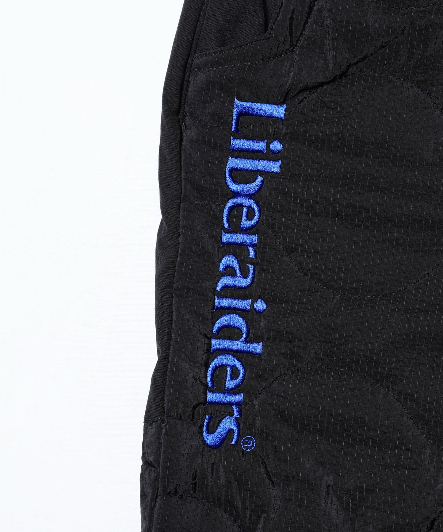 QUILTED RIPSTOP NYLON PANTS