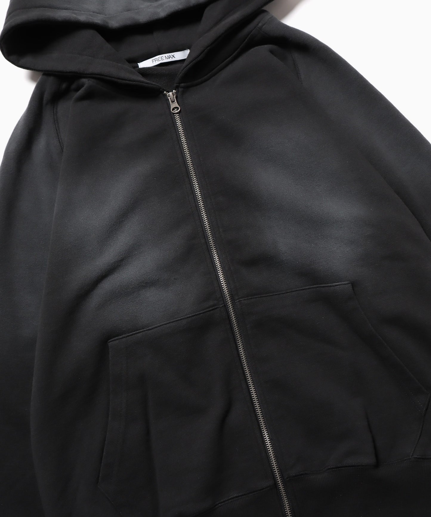 FREE MAX×Hyoma Wash Zip Hoodie