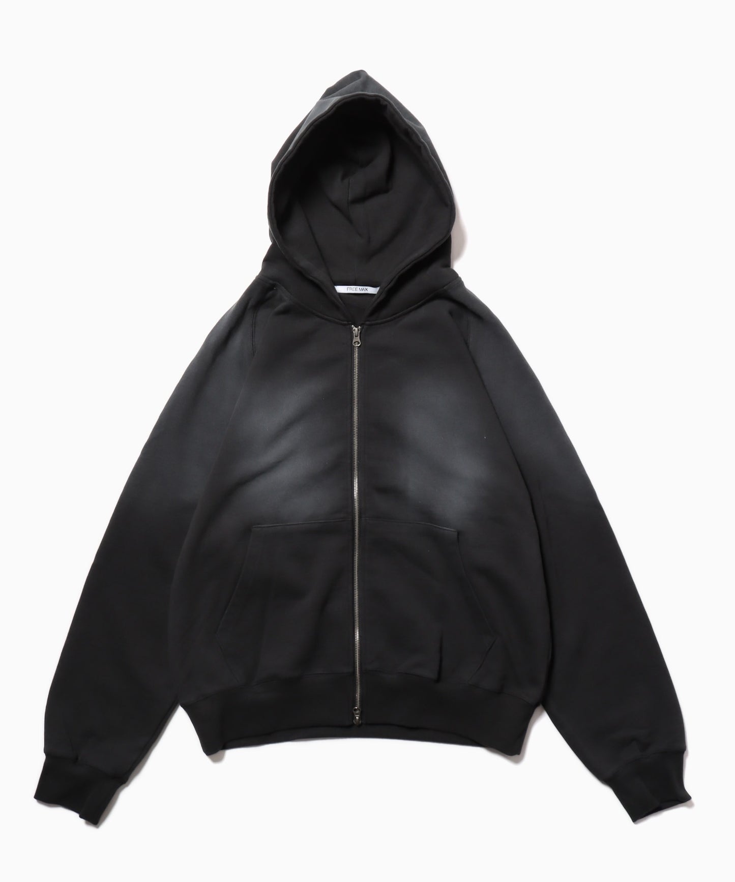FREE MAX×Hyoma Wash Zip Hoodie