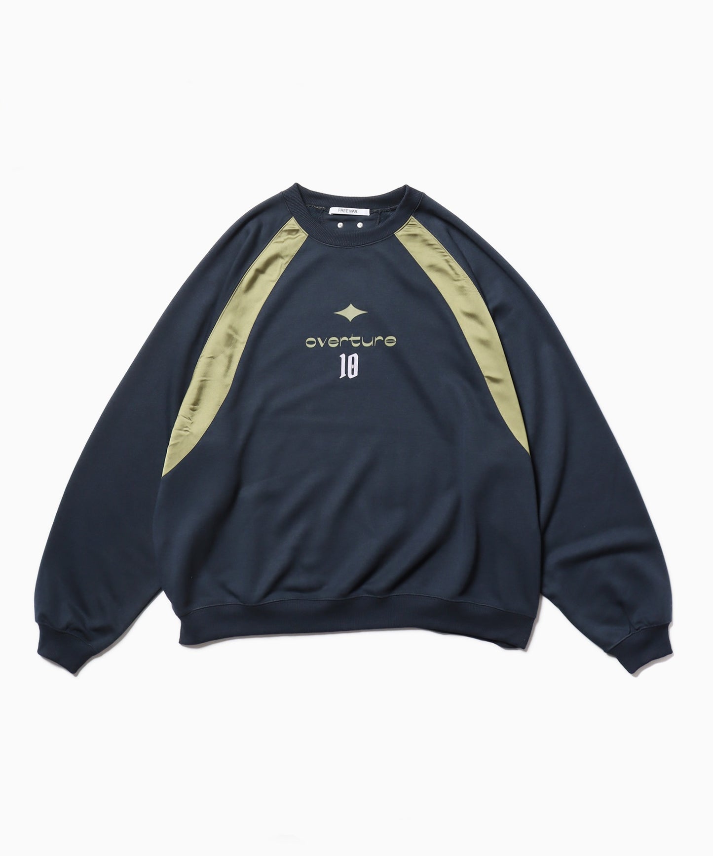FREE MAX×陽世 Raglan Sleeve Switcing Crew