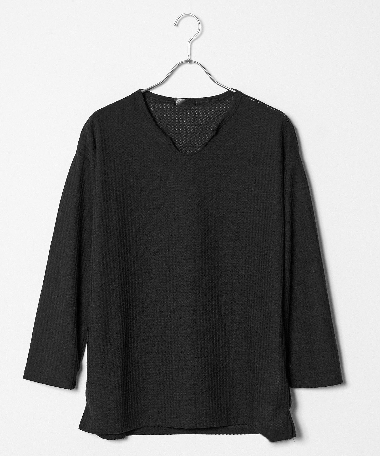 Theater code / skipper waffle cut sew スキッパー ワッフル カットソー