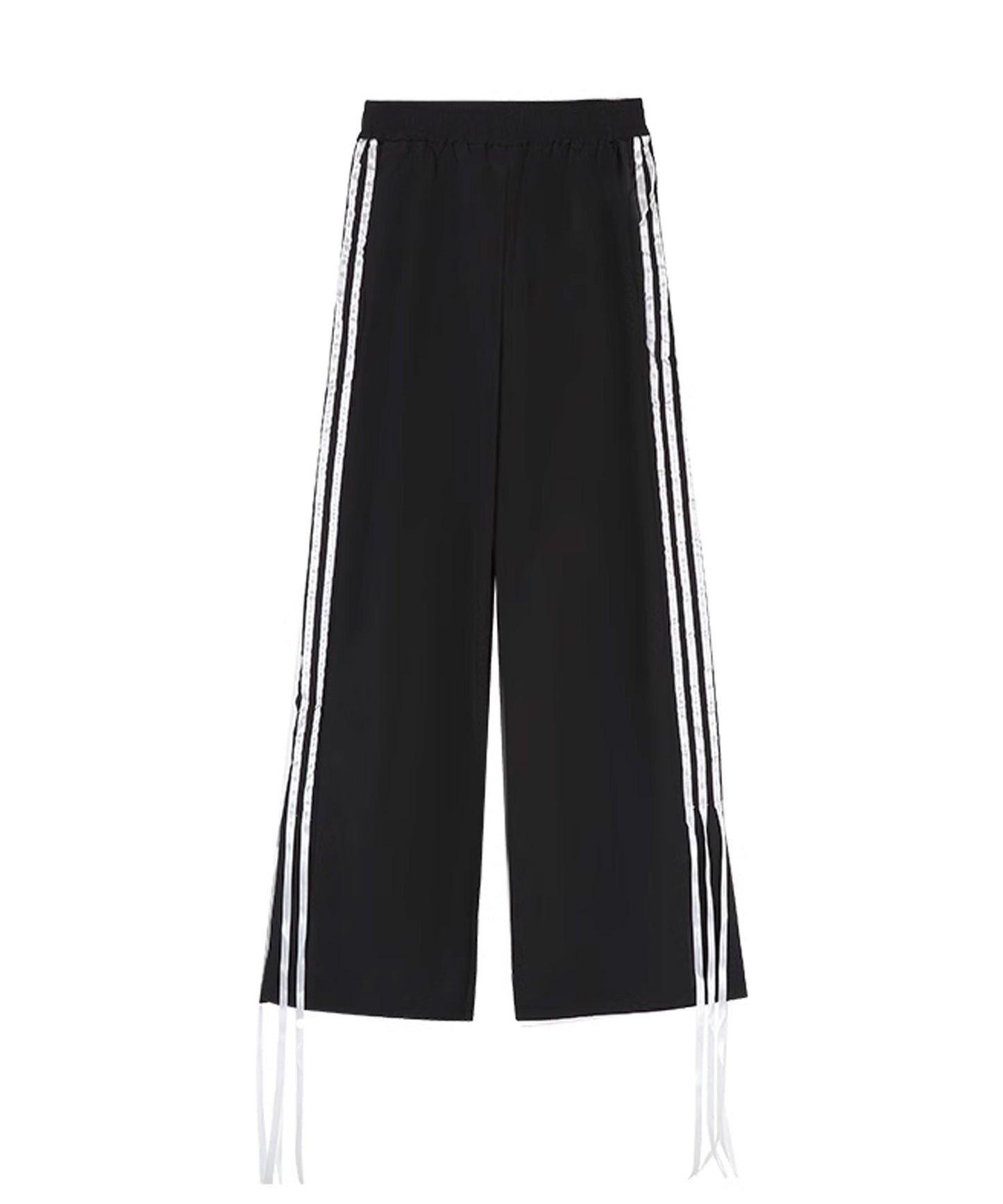 Theater code / side lace track pants