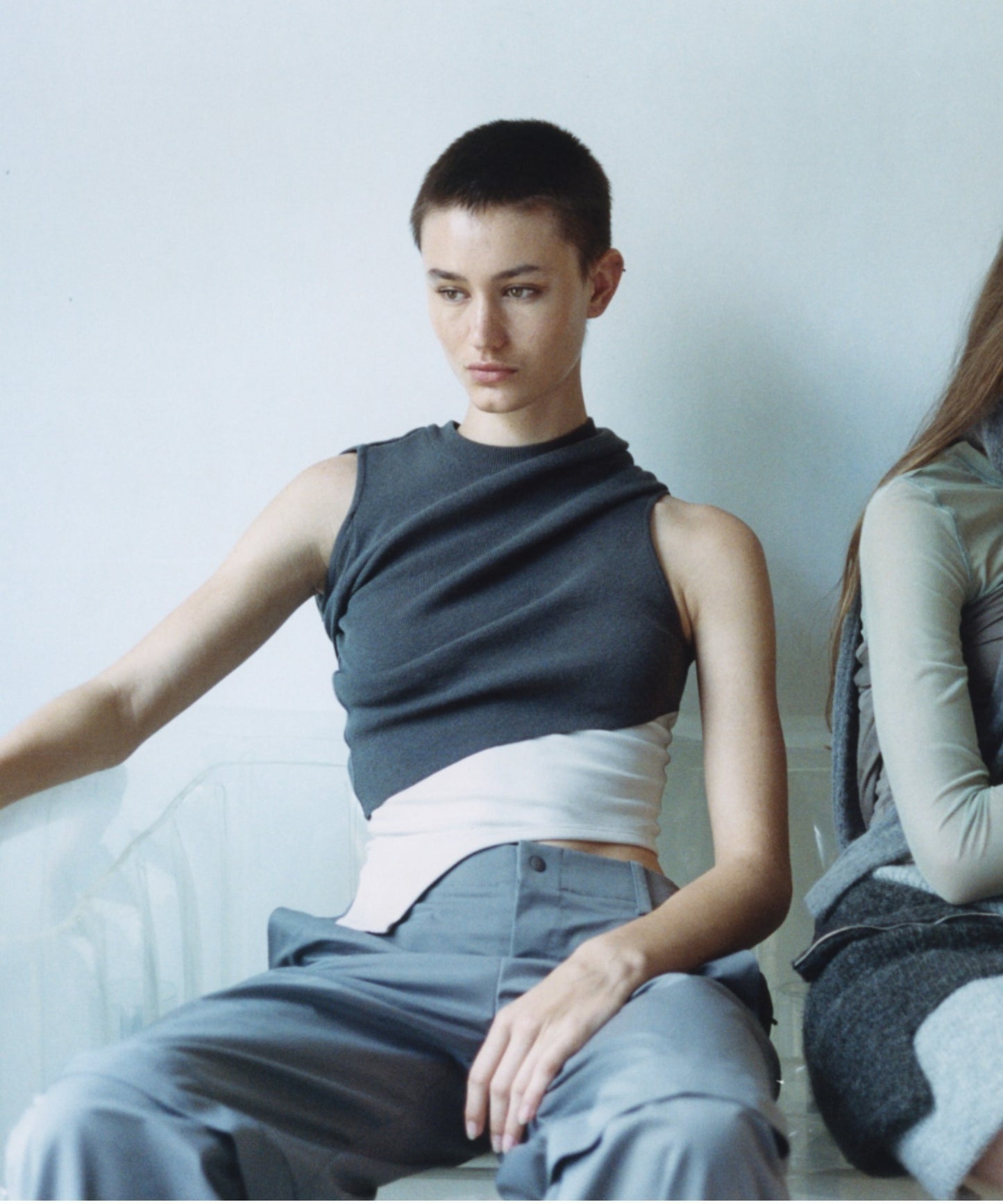 LINE BLOCK PANTS