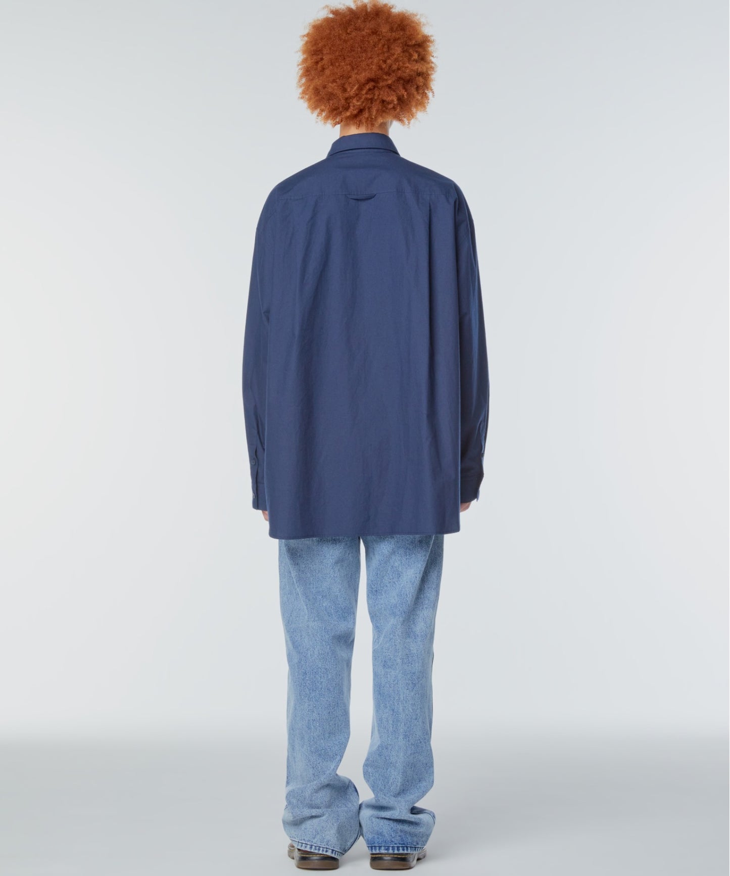 INSTANTFUNK / Ms Oversized flap-pocket shirt