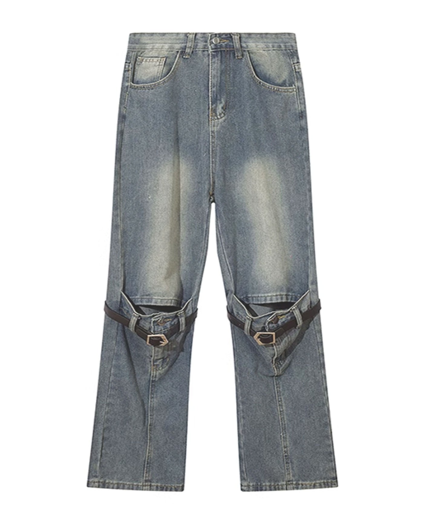 Theater code / buckle design denim pants バックルデザイン デニムパンツ