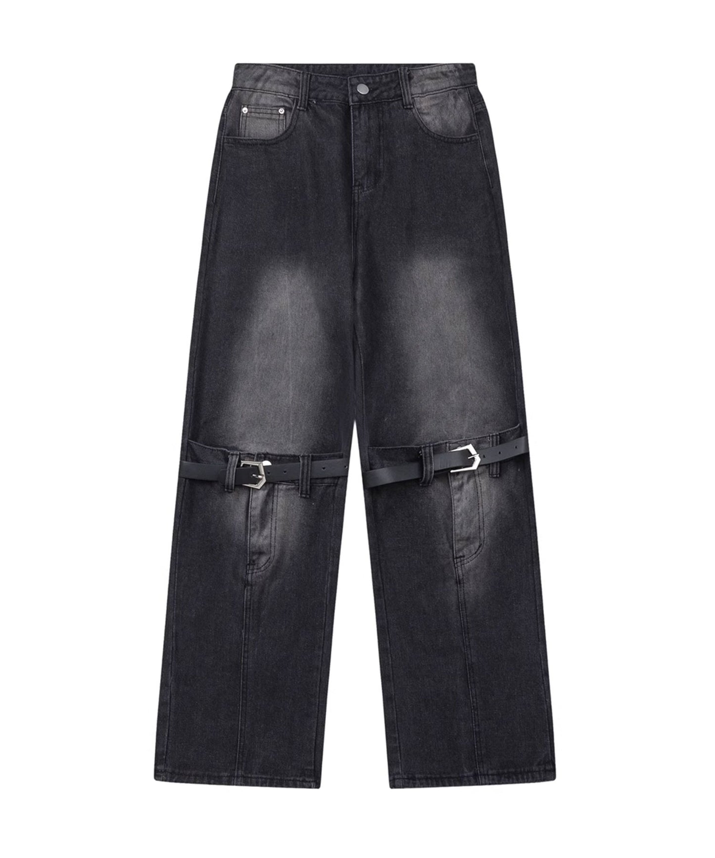Theater code / buckle design denim pants バックルデザイン デニムパンツ