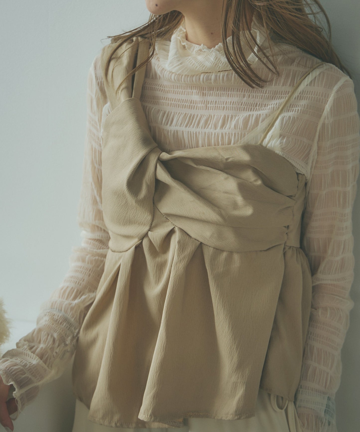 AO.2 / Asymmetric design bustier アシンメトリーデザインビスチェ