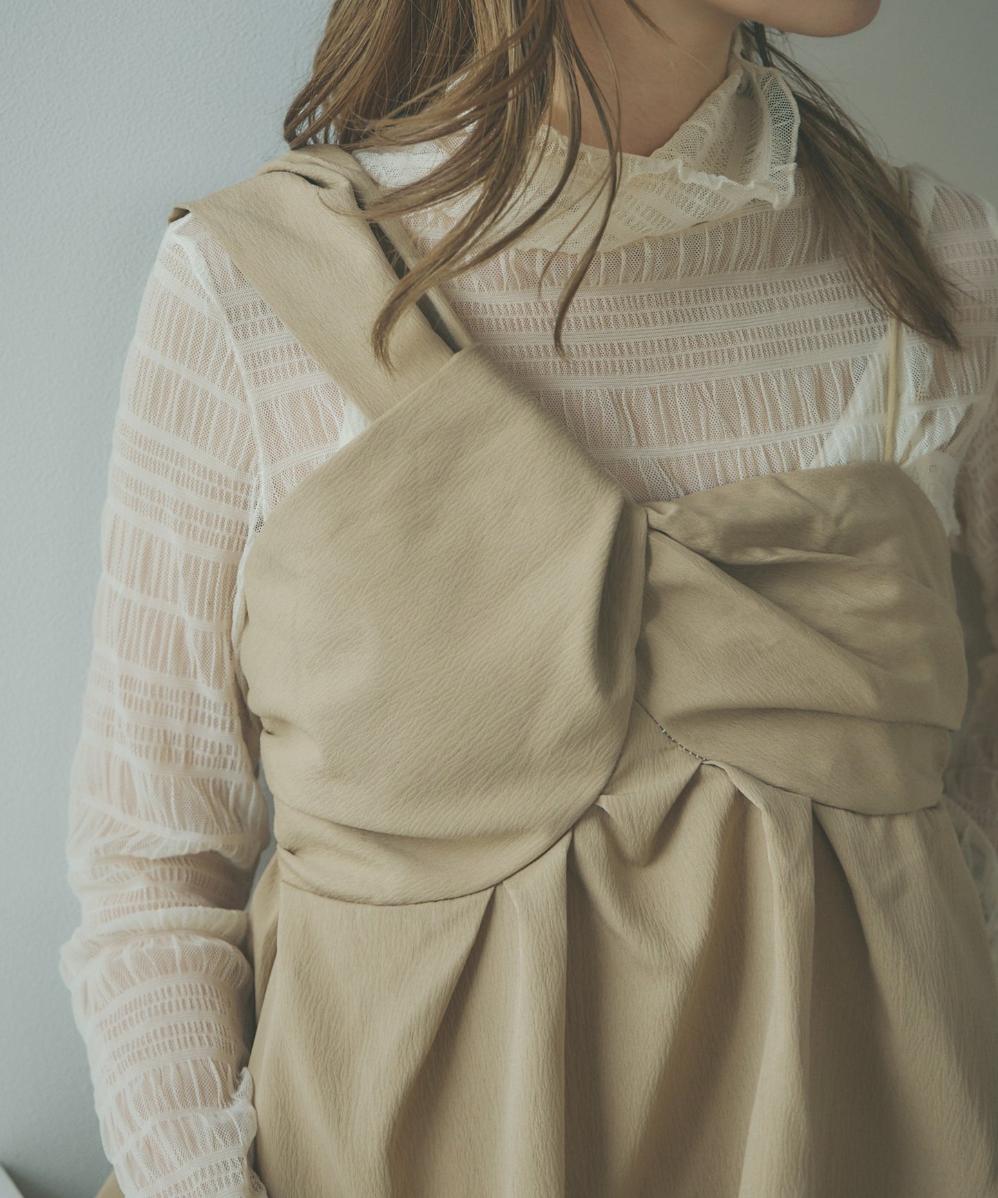 AO.2 / Asymmetric design bustier アシンメトリーデザインビスチェ