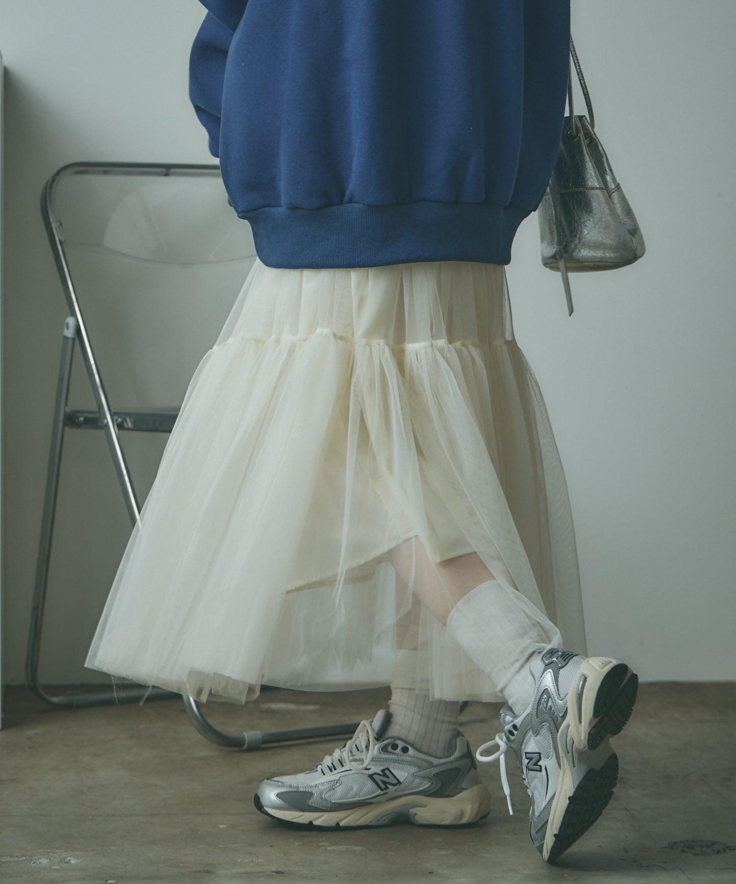 AO.2 / Tiered tulle skirt ティアードチュールスカート