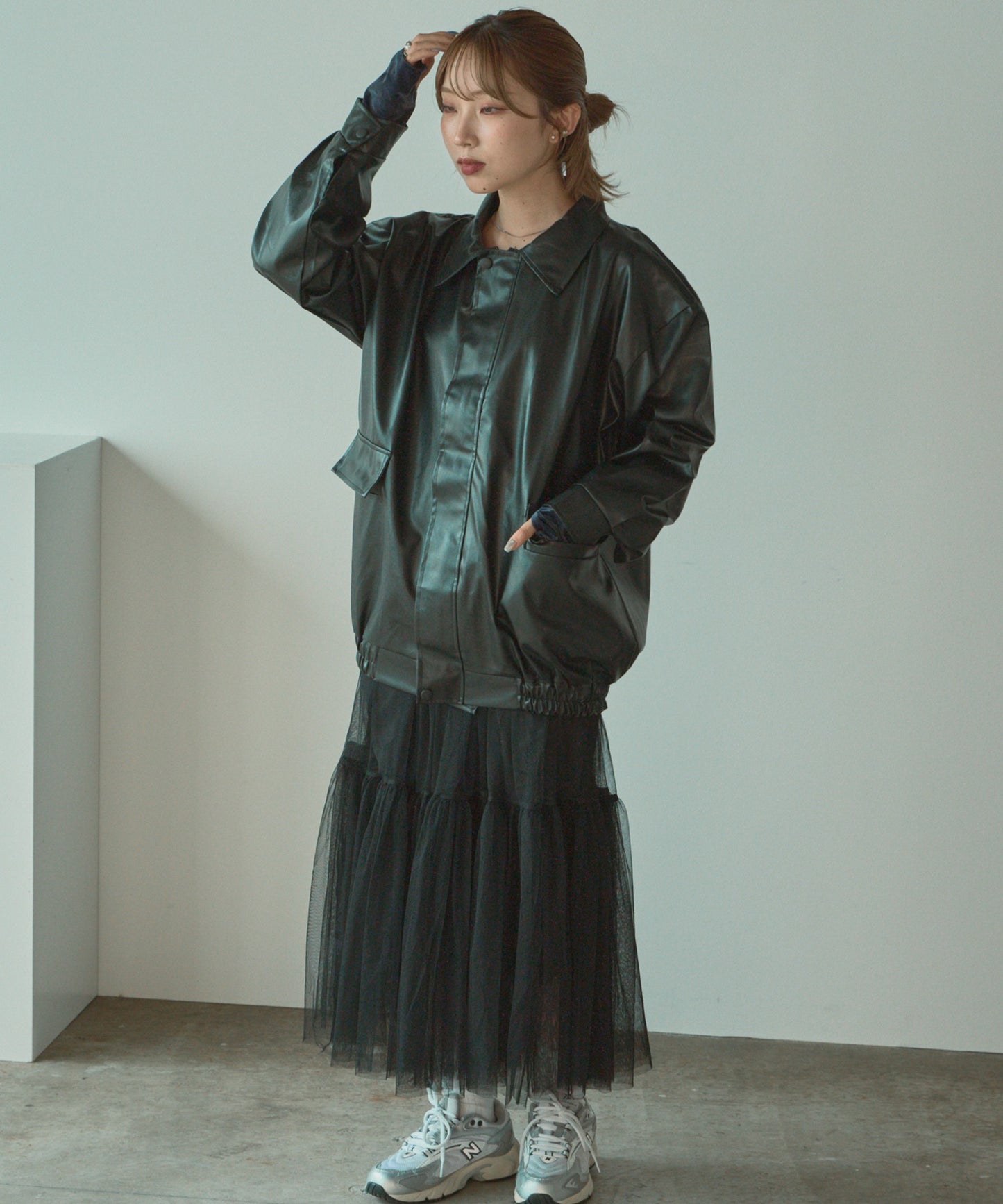 AO.2 / Tiered tulle skirt ティアードチュールスカート