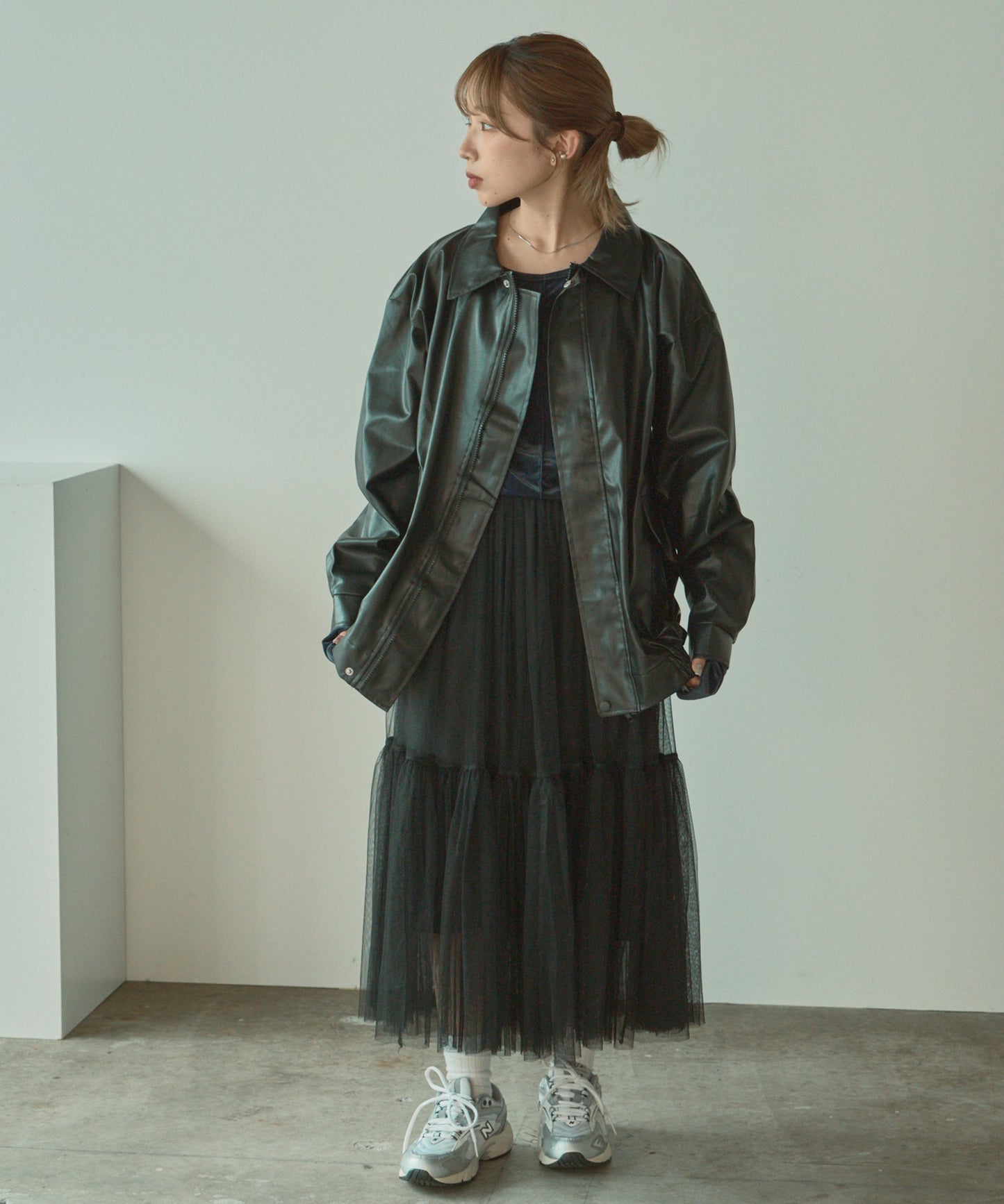 AO.2 / Tiered tulle skirt ティアードチュールスカート