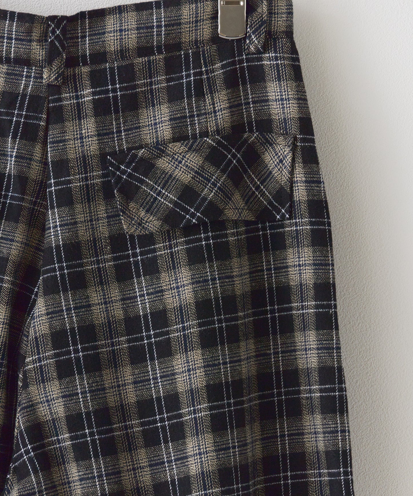 Chick / Wide Leg Check Pants ワイドシルエットチェックパンツ