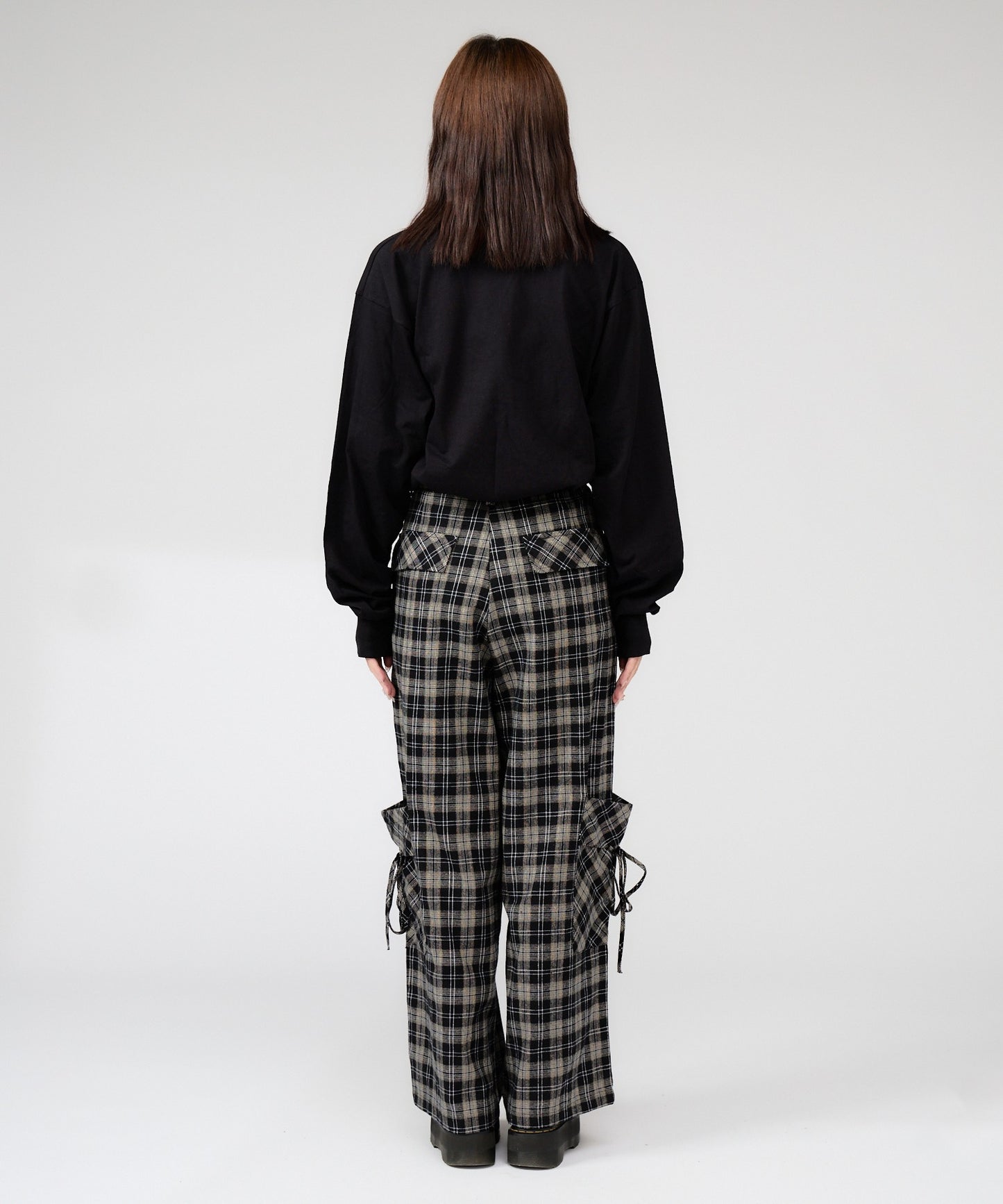 Chick / Wide Leg Check Pants ワイドシルエットチェックパンツ