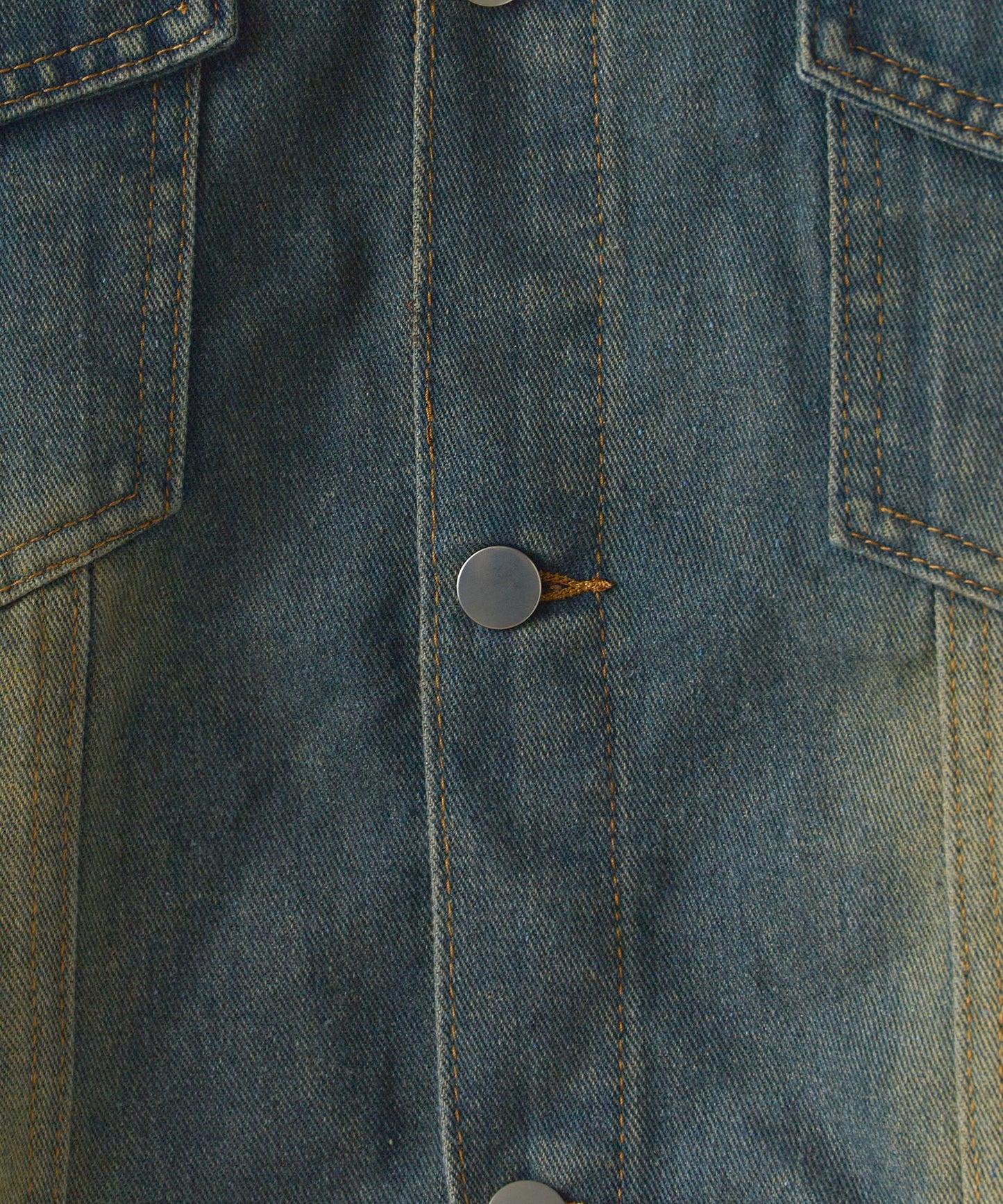Theater code / vintage make damage denim jacket ヴィンテージライク ダメージデニムジャケット