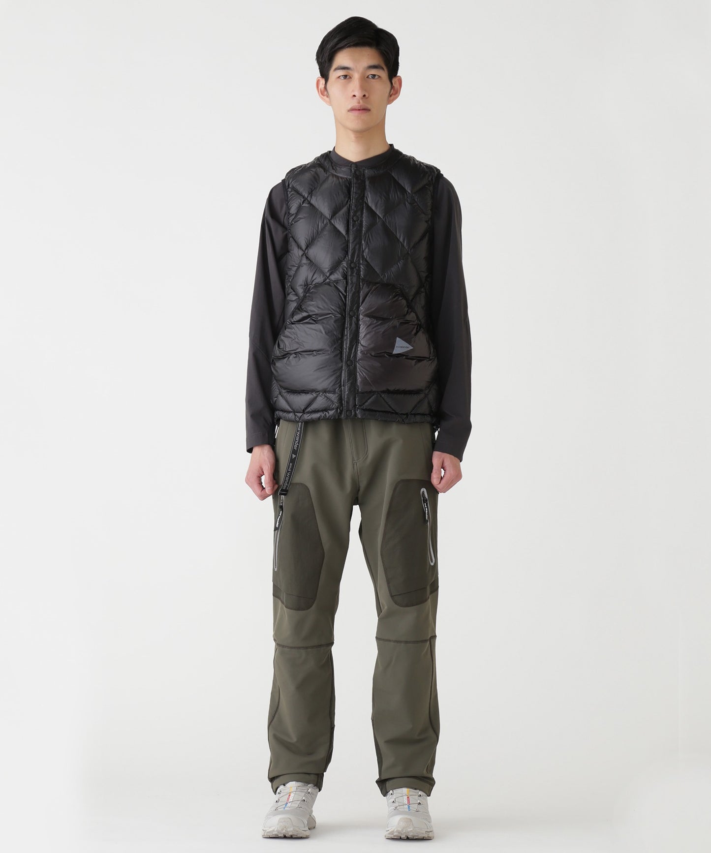 and wander / Diamond Stitch Down Vest