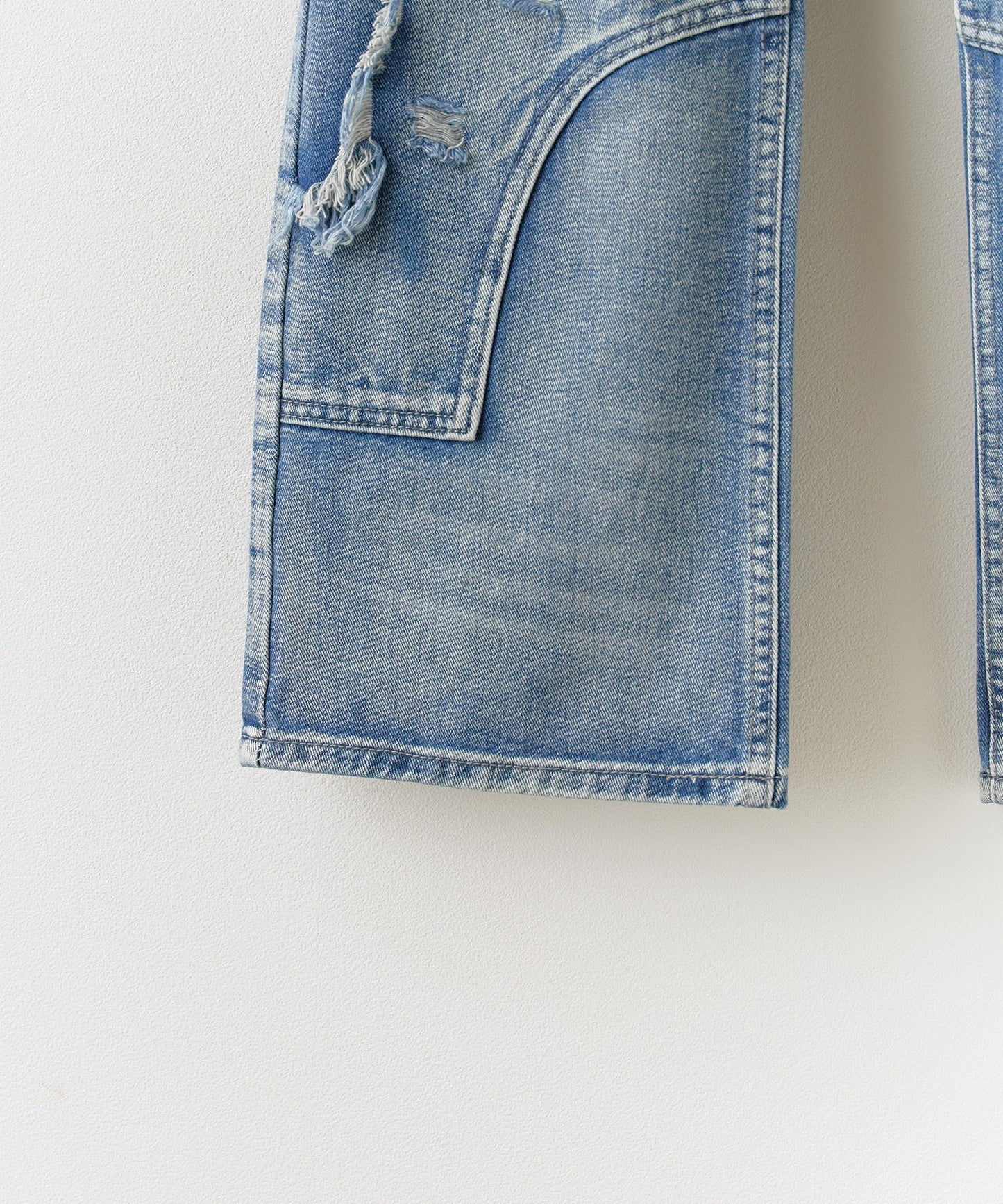 Theater code:damage denim pant ランダムダメージ デニム パンツ
