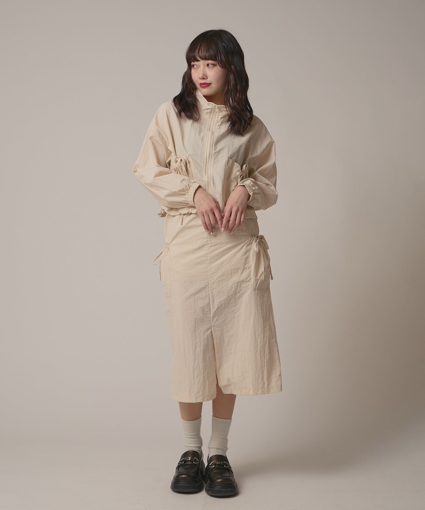 AO.2 / Ribbon blouson Set Up