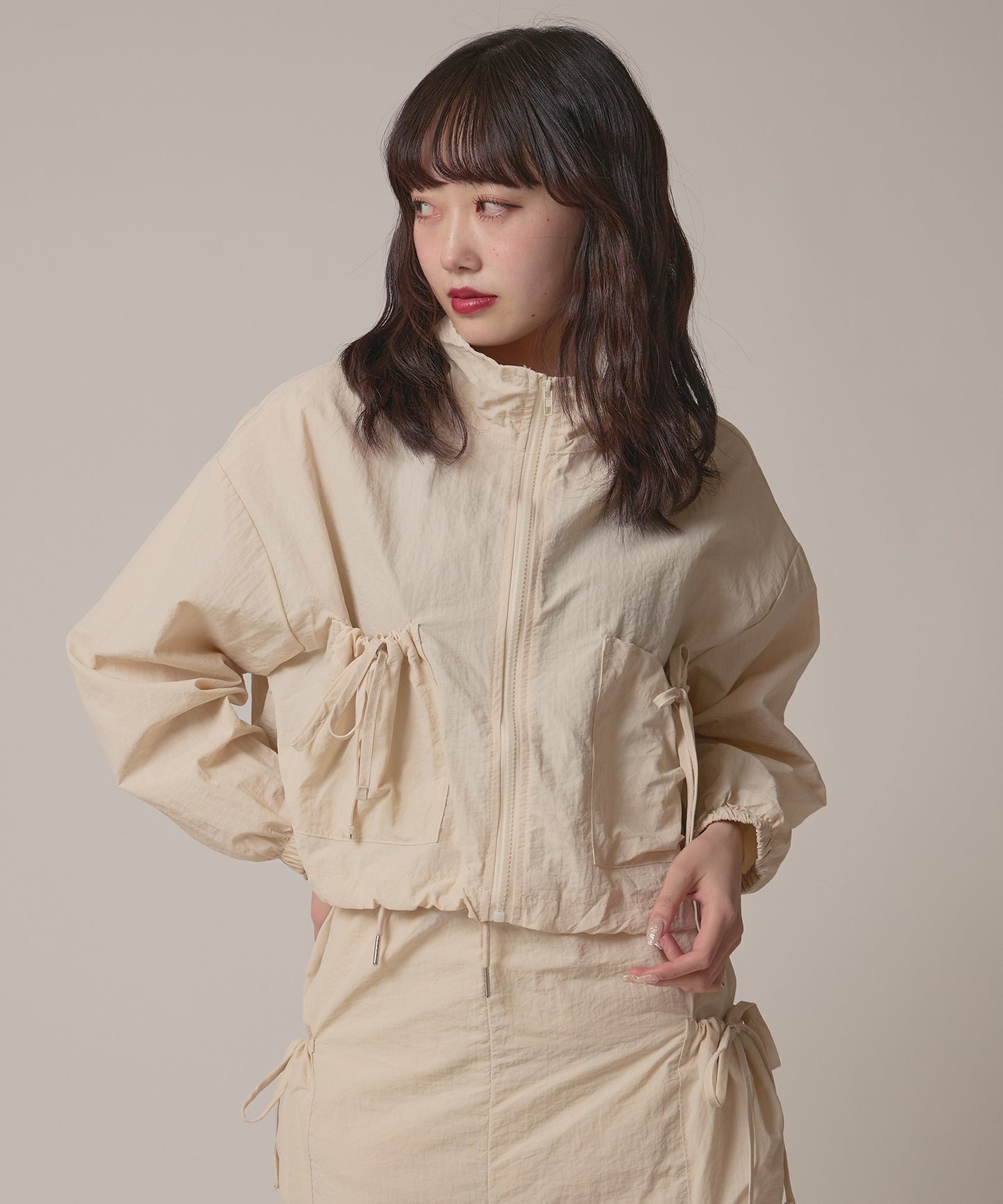 AO.2 / Ribbon blouson Set Up