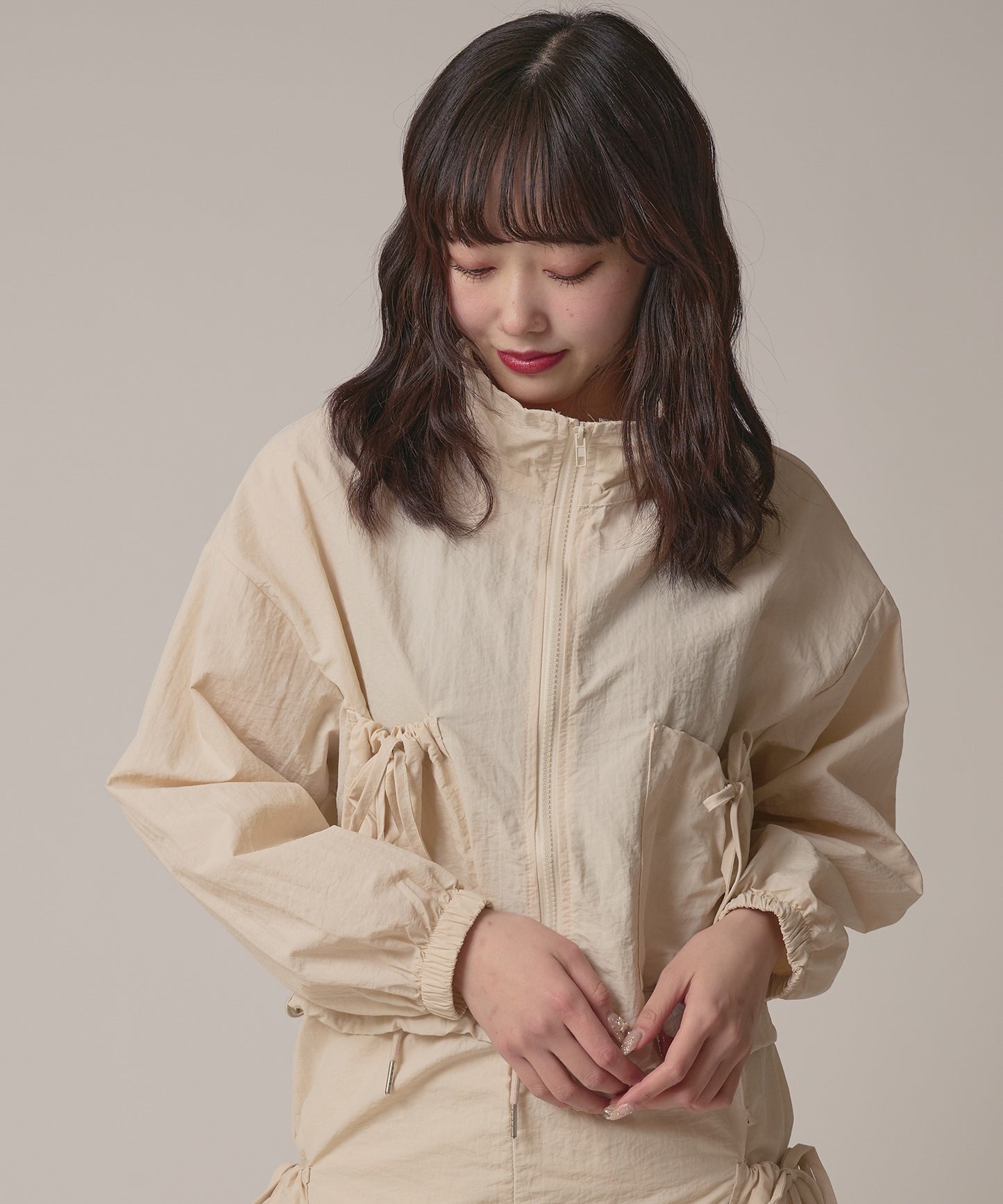 AO.2 / Ribbon blouson Set Up