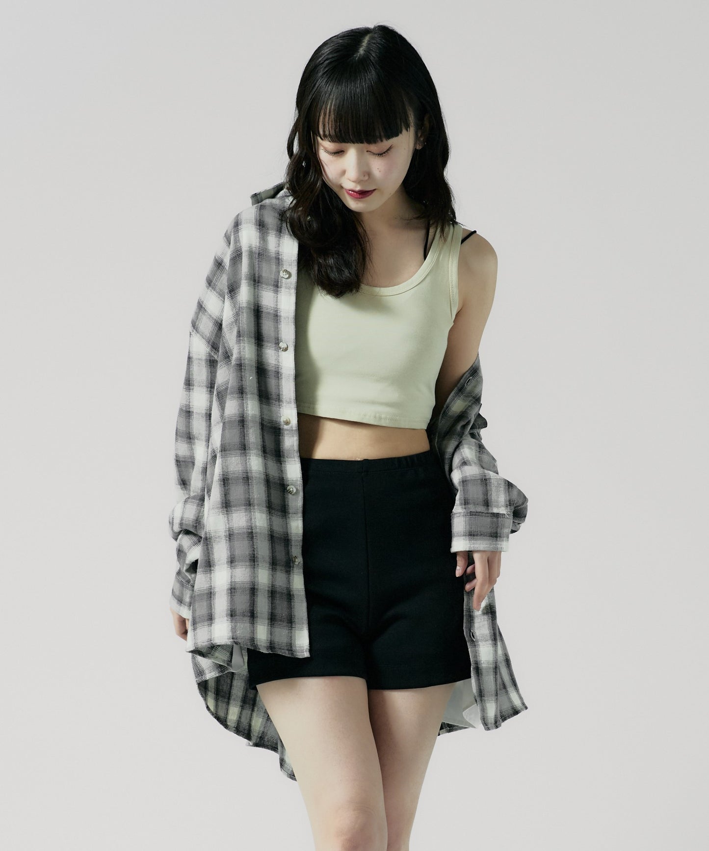 Chick / cropped Tanktop クロップド丈 タンクトップ