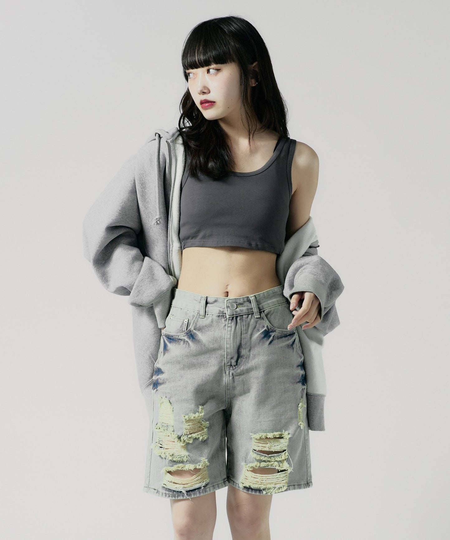 Chick / cropped Tanktop クロップド丈 タンクトップ