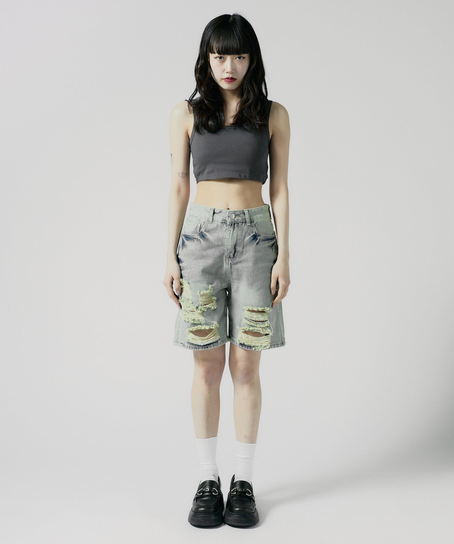 Chick / cropped Tanktop クロップド丈 タンクトップ
