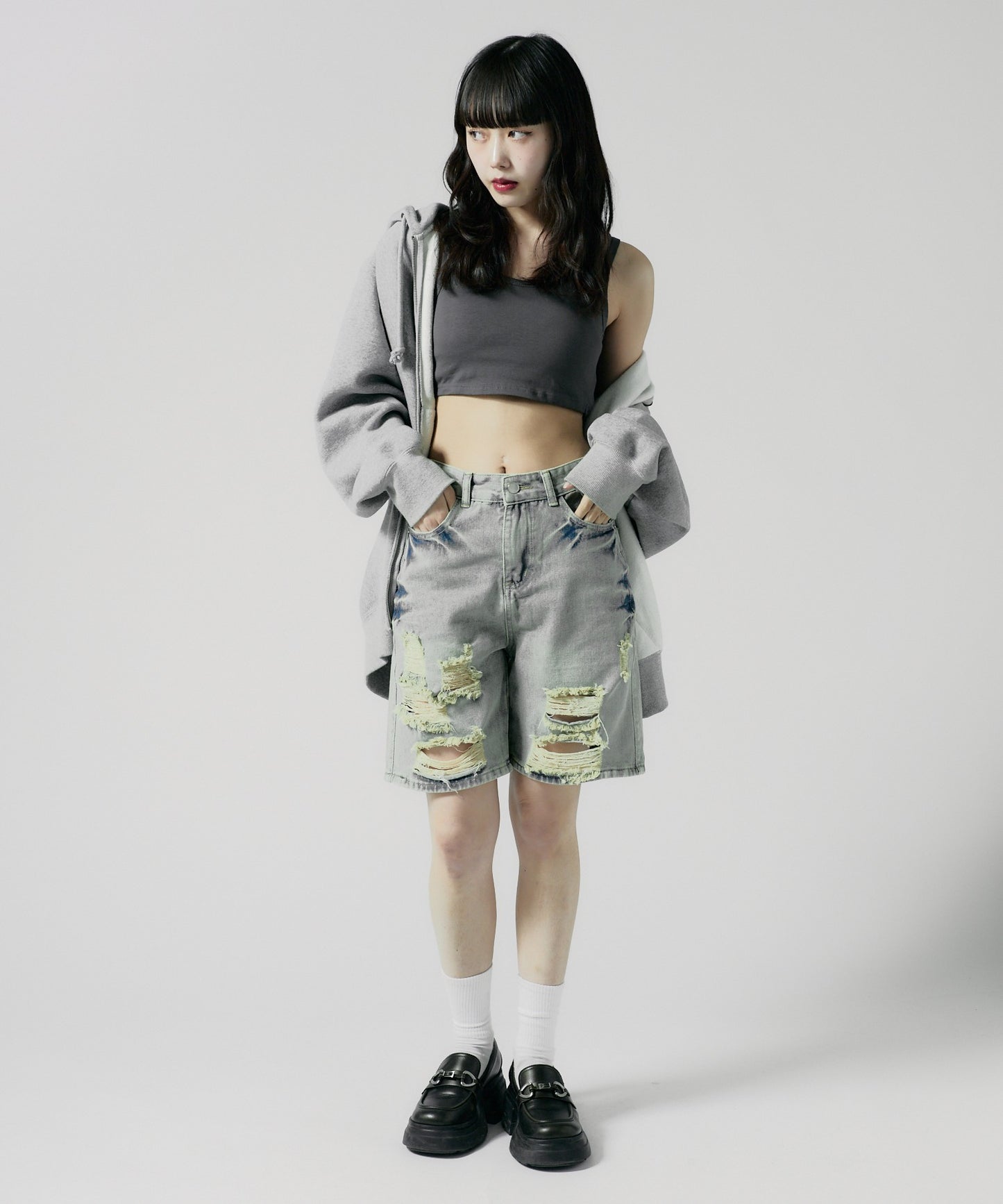 Chick / cropped Tanktop クロップド丈 タンクトップ