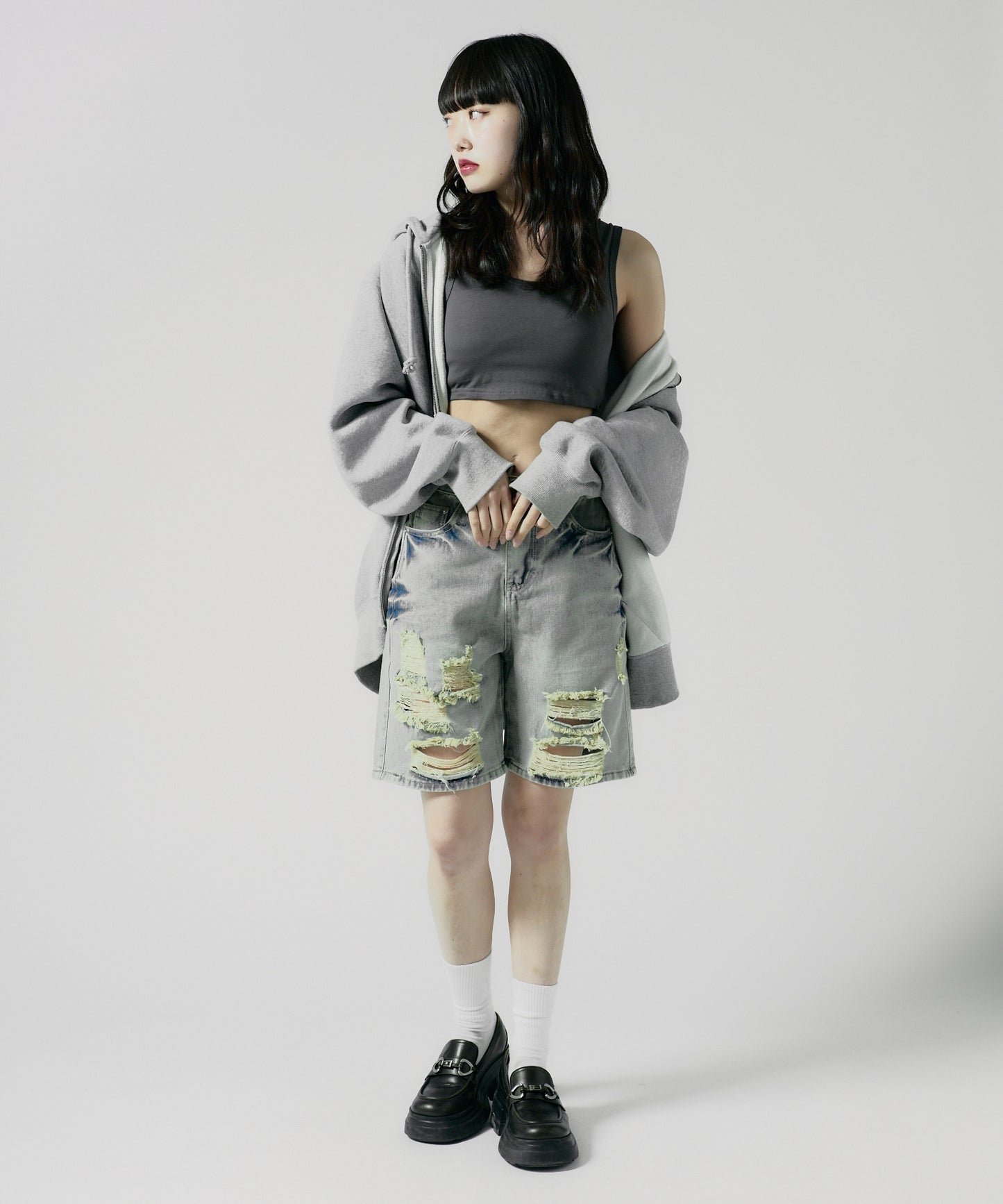 Chick / cropped Tanktop クロップド丈 タンクトップ