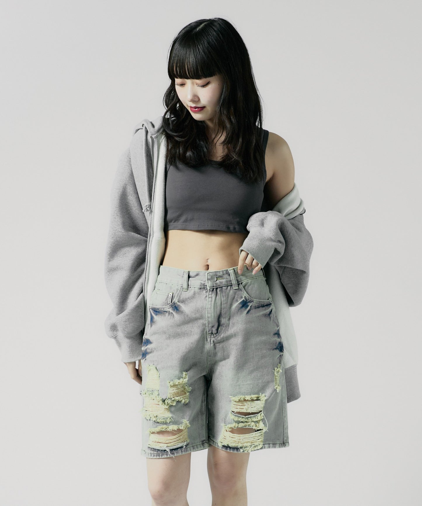 Chick / cropped Tanktop クロップド丈 タンクトップ