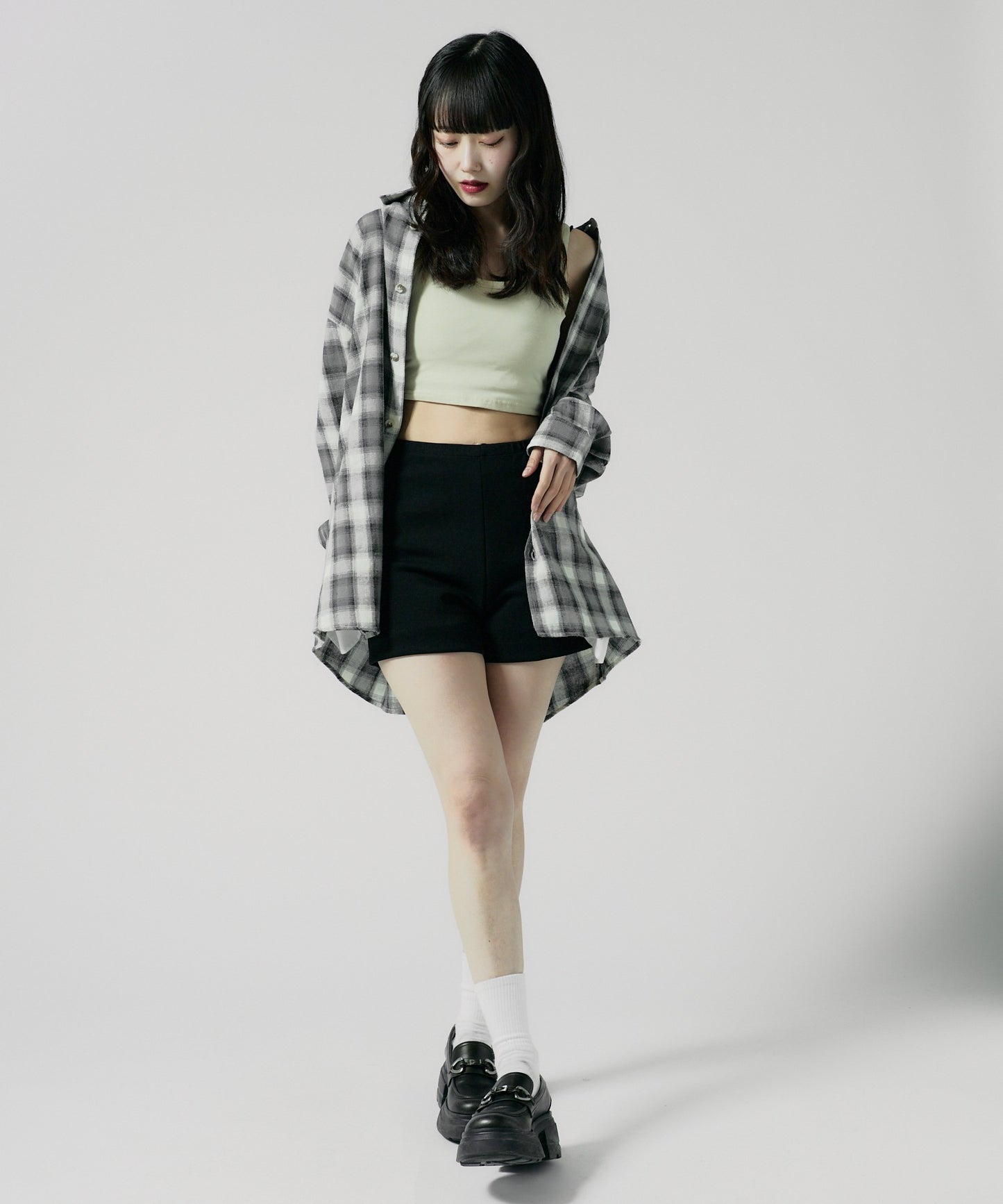 Chick / cropped Tanktop クロップド丈 タンクトップ
